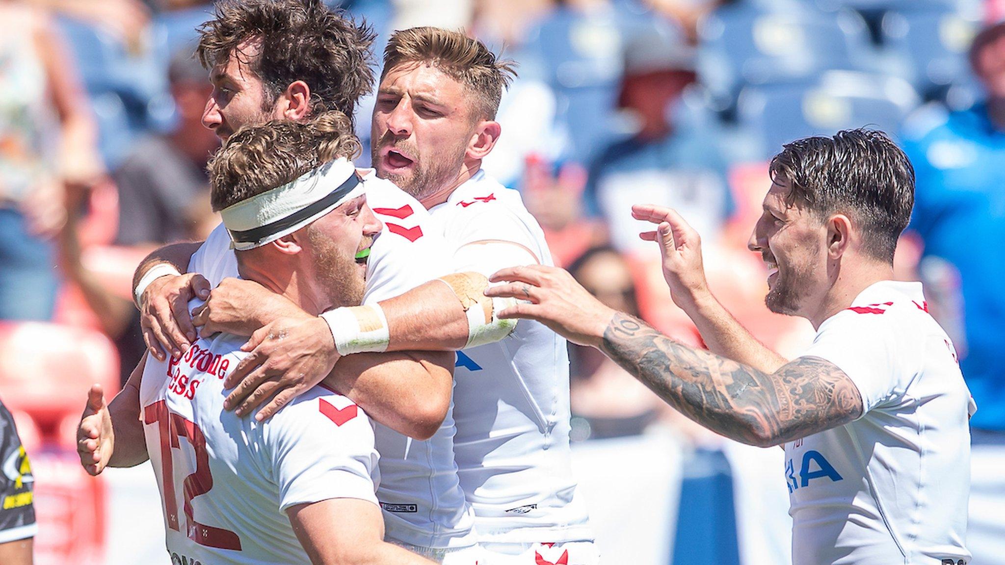 England celebrate