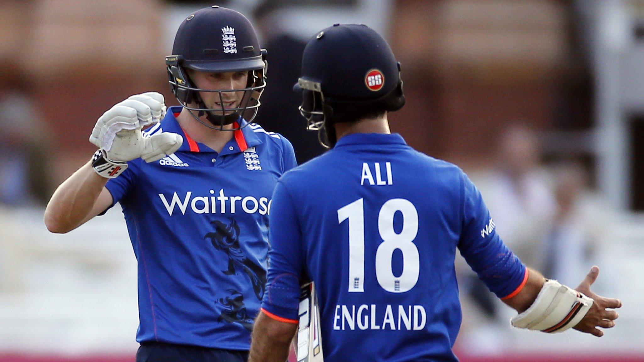 England's Ali and Woakes