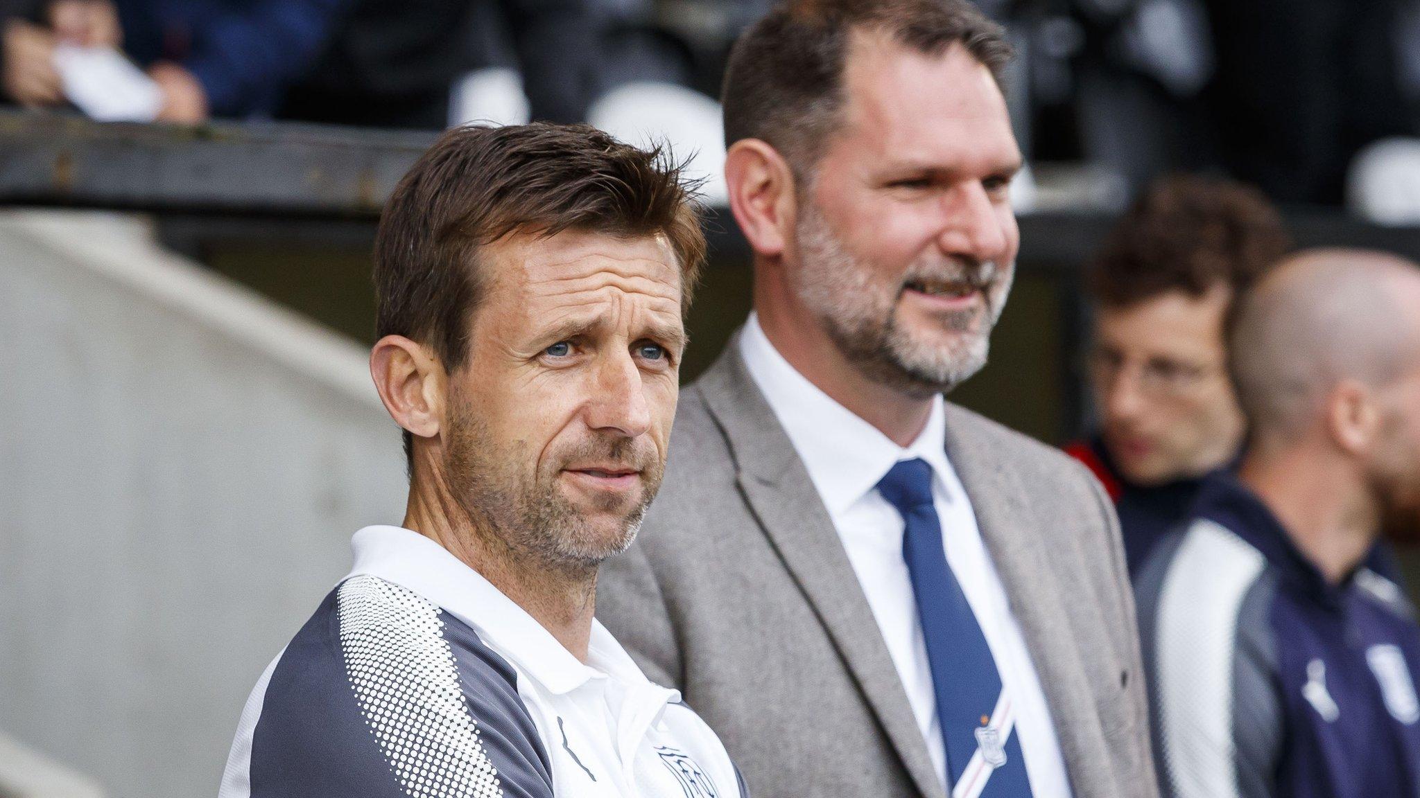 Neil McCann and managing director John Nelms