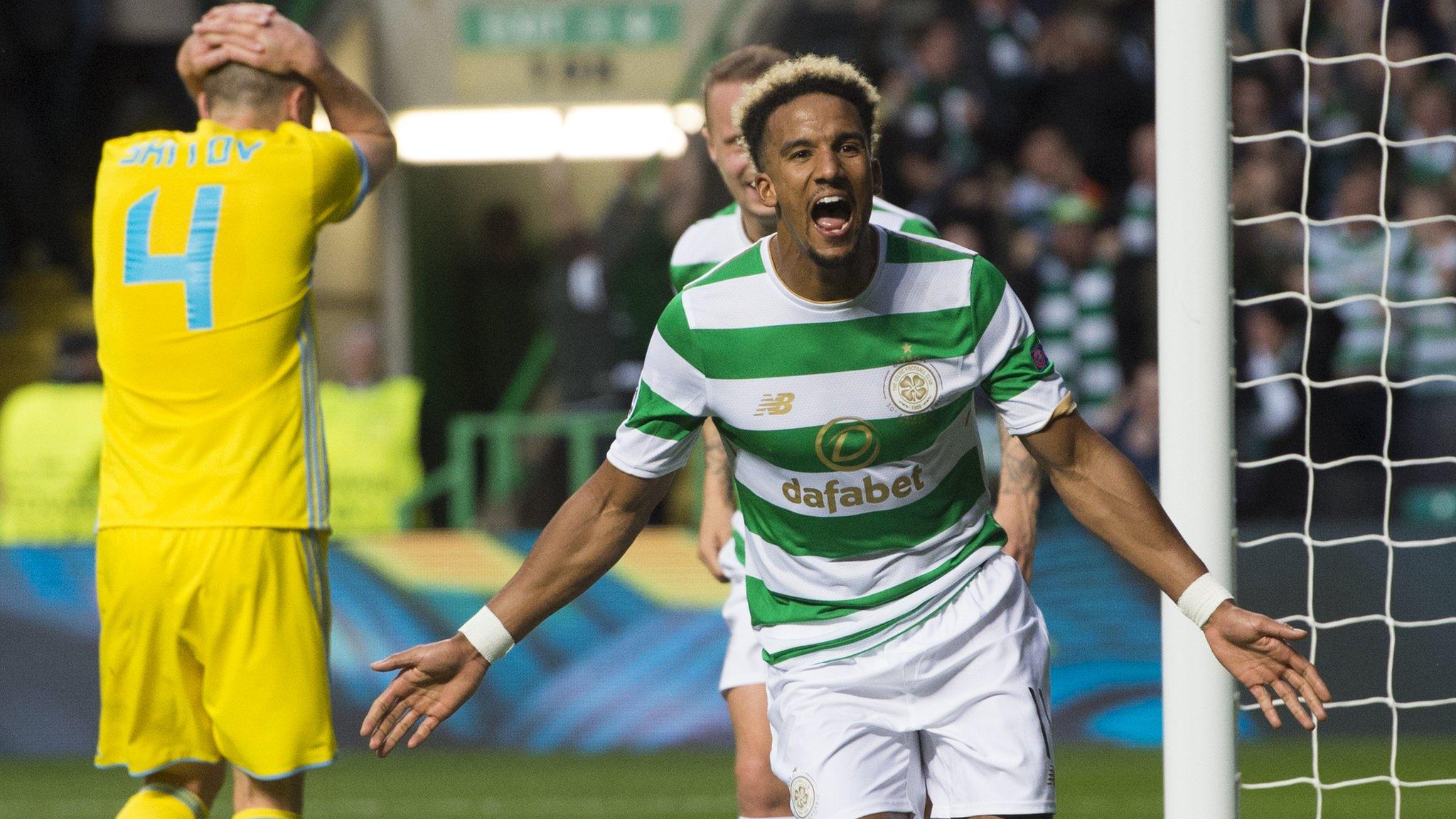 Scott Sinclair celebrates