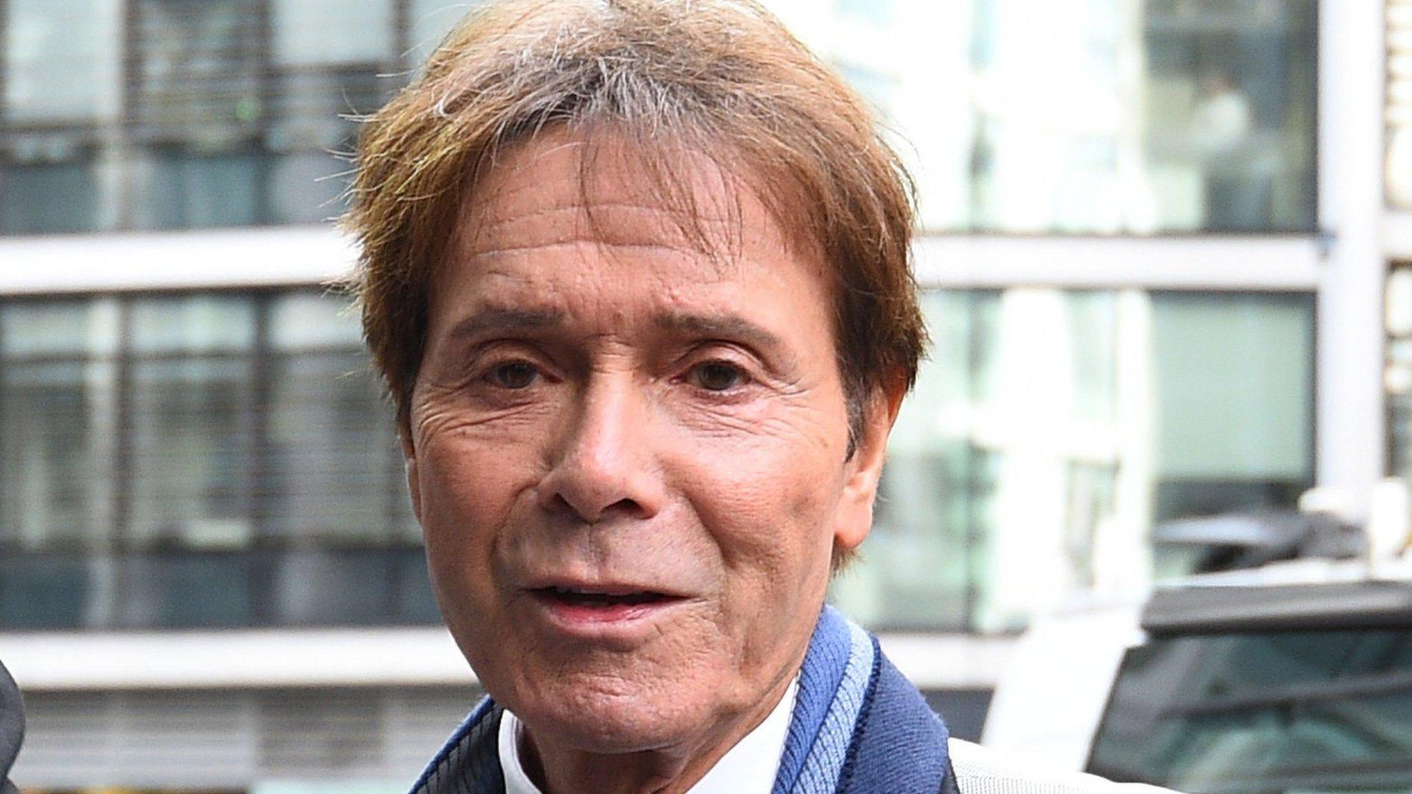 Sir Cliff Richard arriving at High Court on 16 April 2018