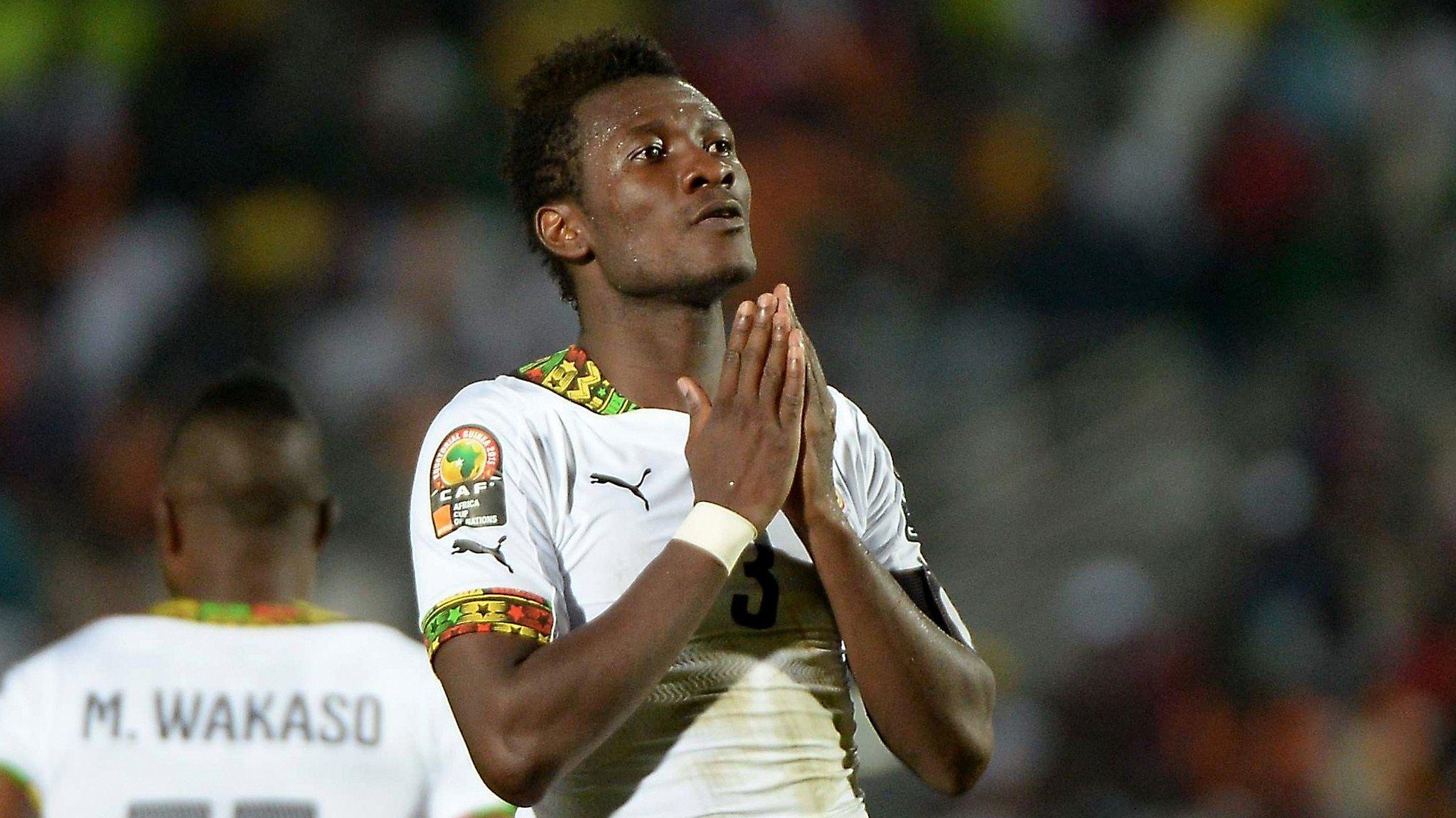 Ghana captain Asamoah Gyan