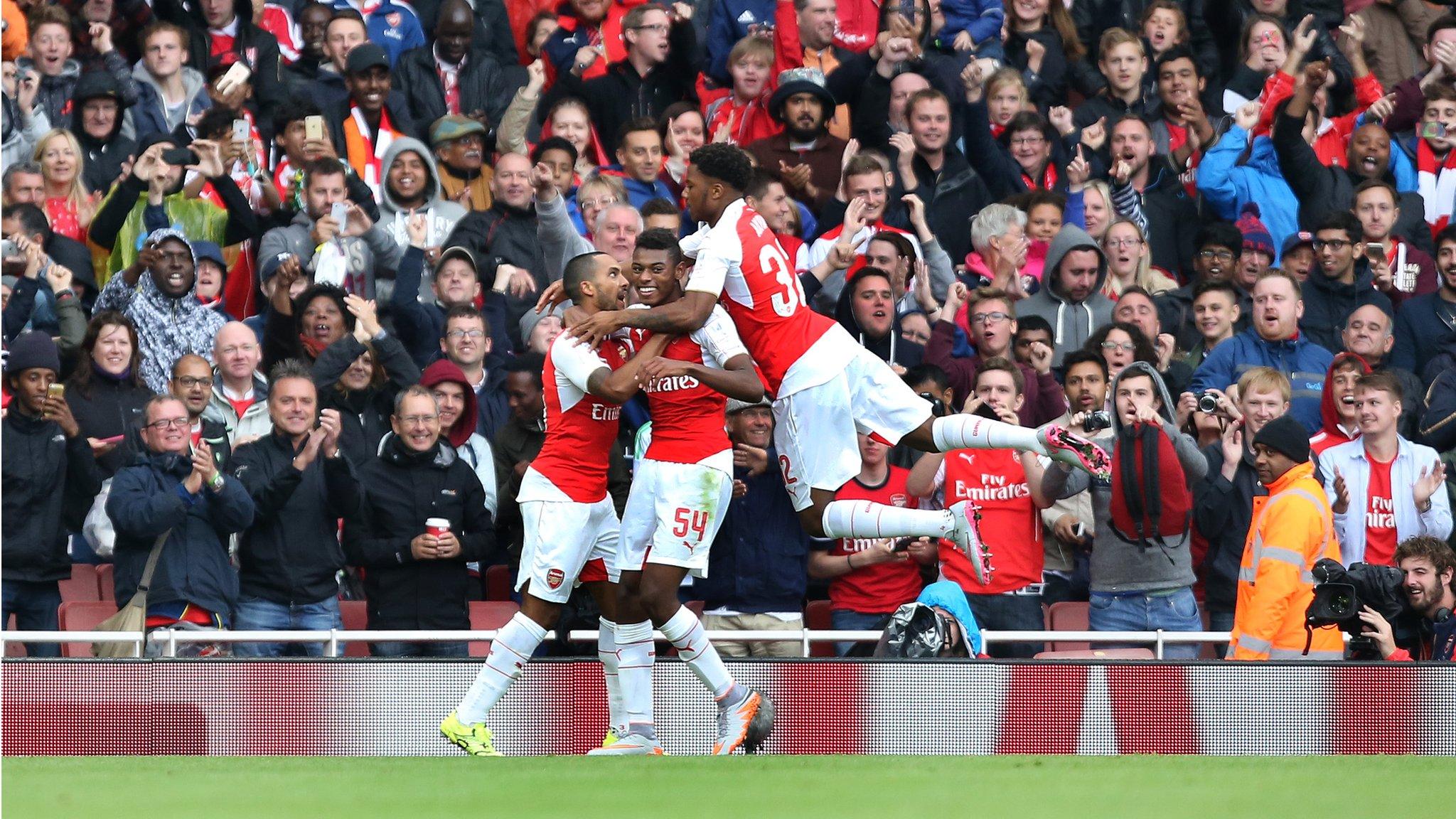 Arsenal celebrate