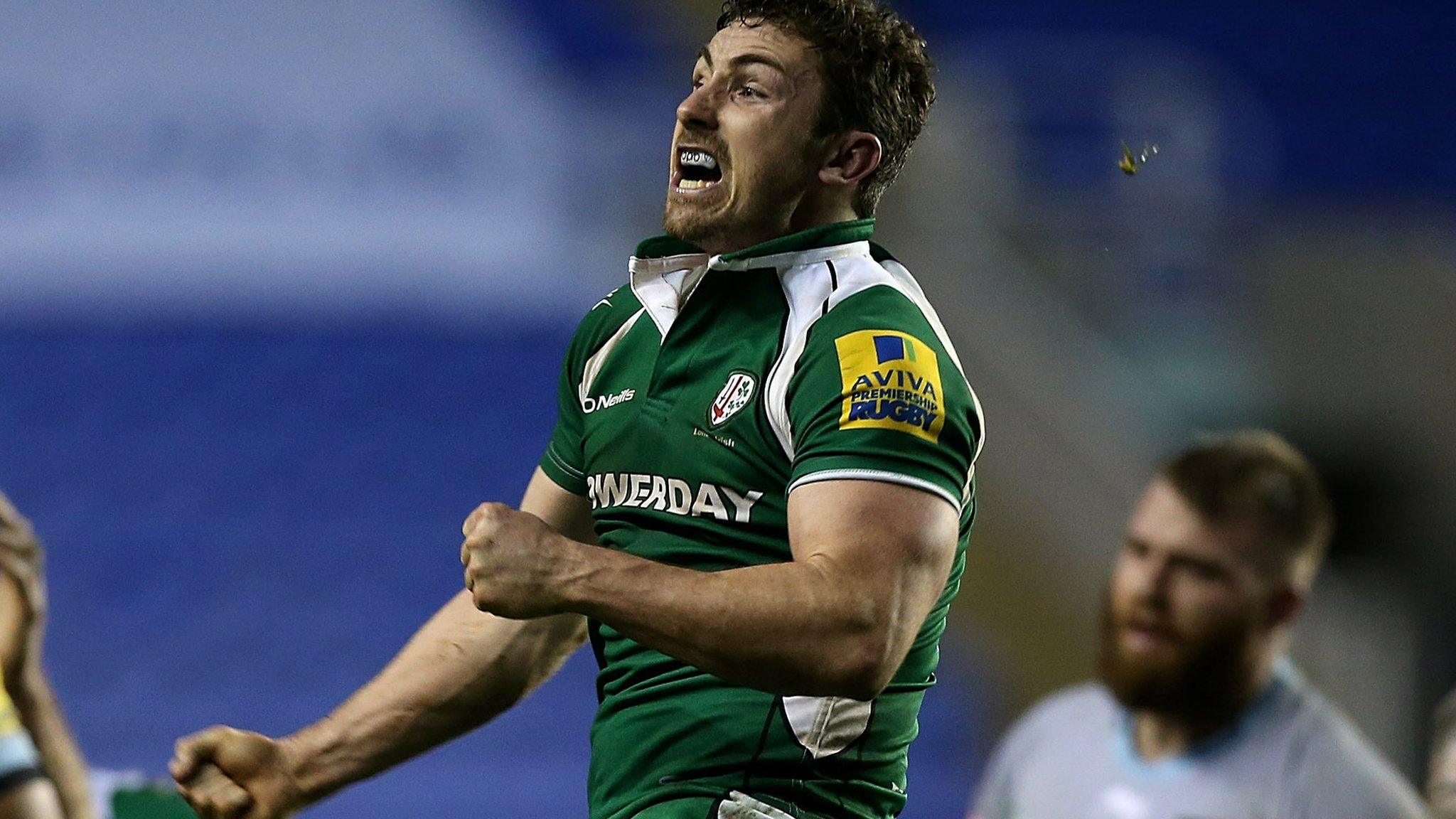 London Irish scrum-half Brendan McKibbin