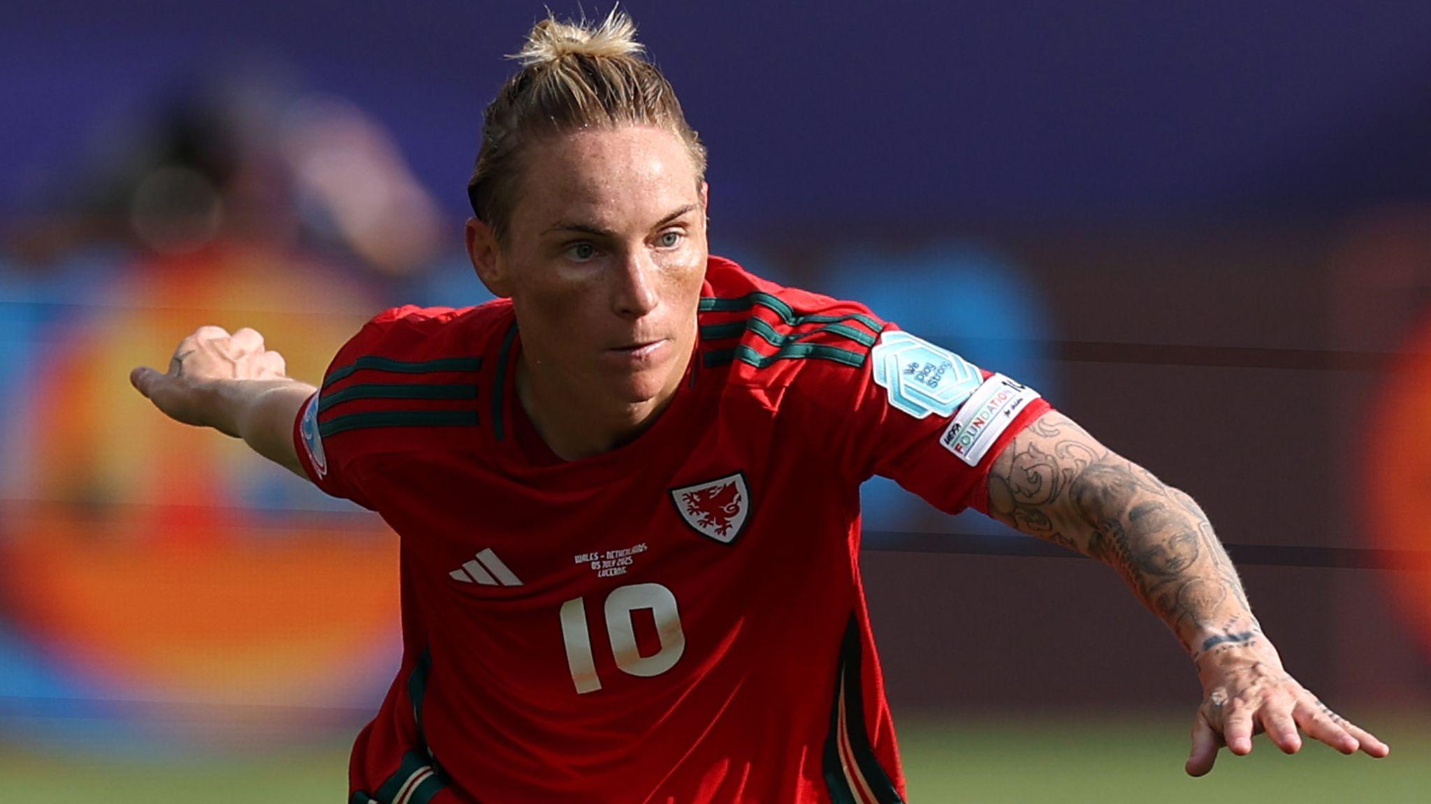 Wales' Jess Fishlock in action against the Netherlands