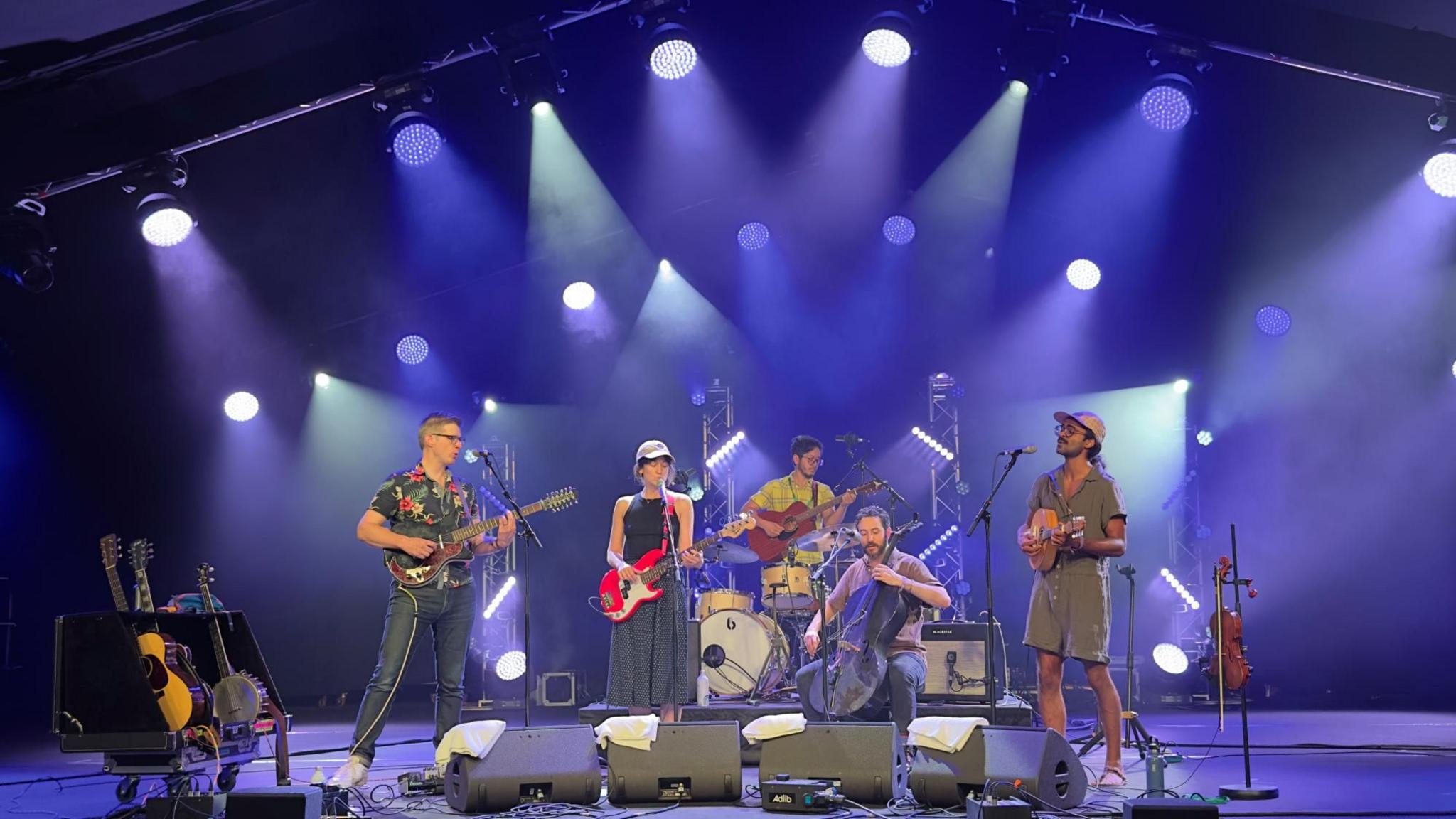 Darlingside performing at Cambridge Folk Festival