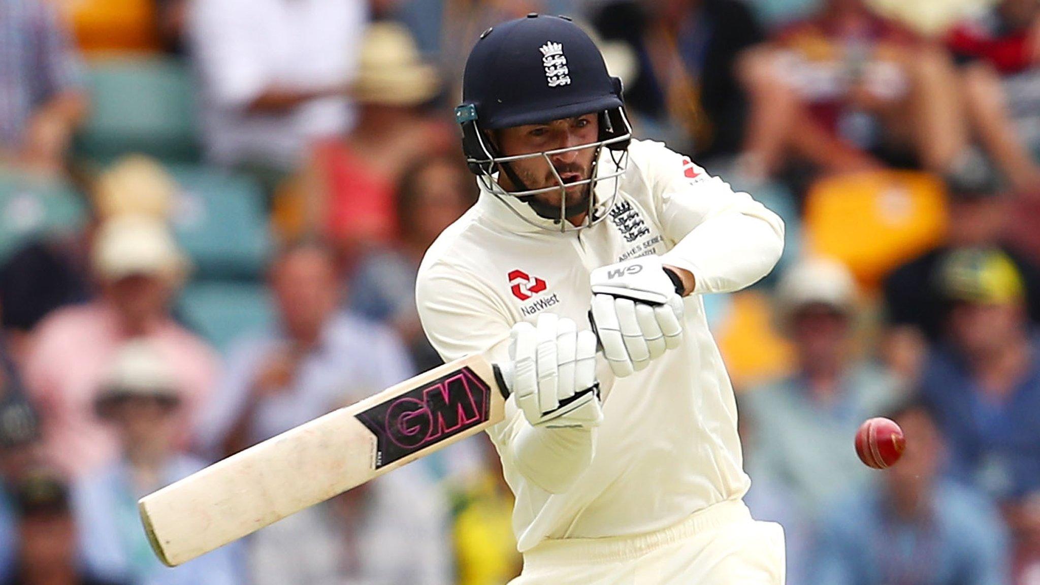 England's James Vince plays a pull shot