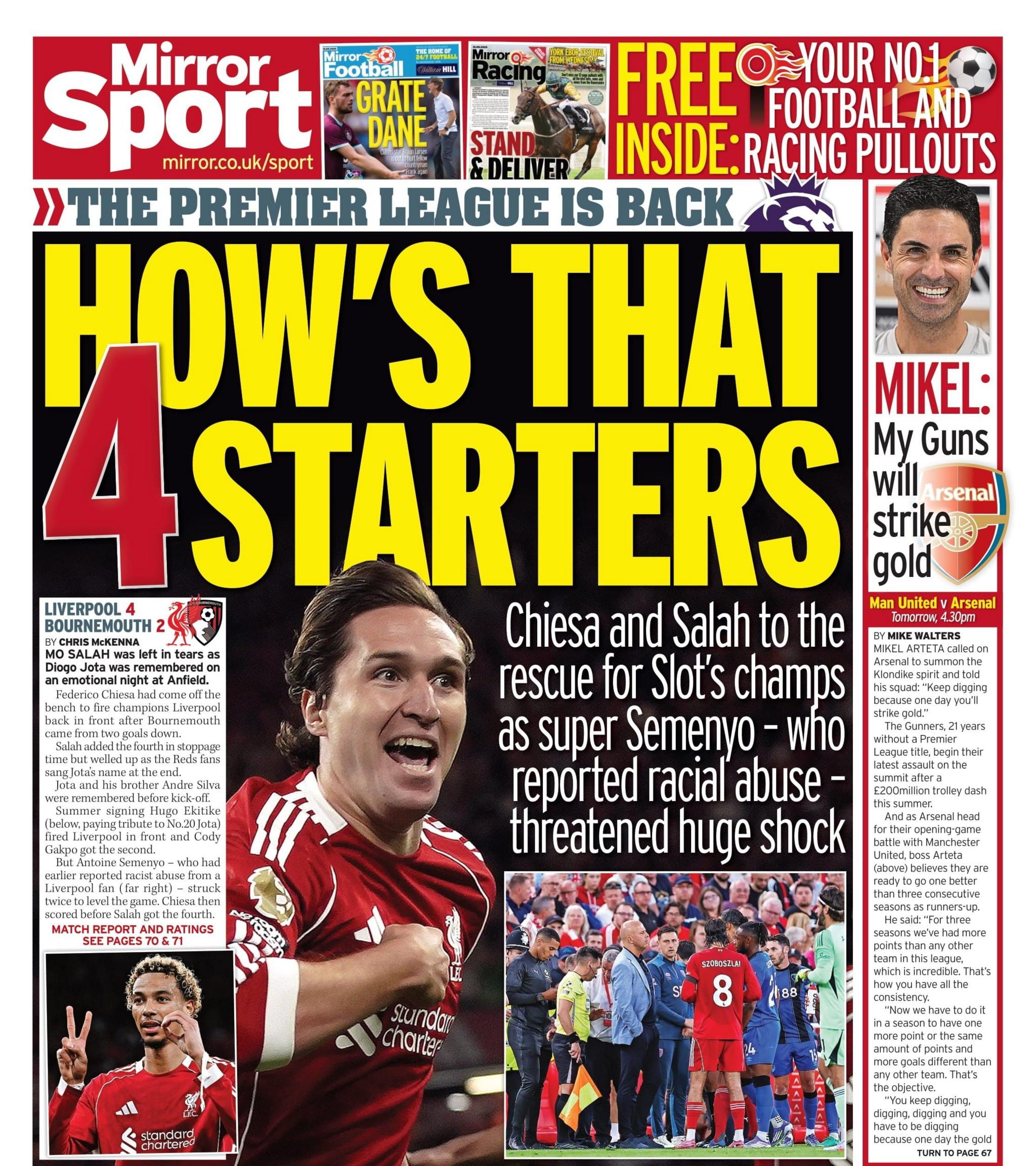 Mirror back page