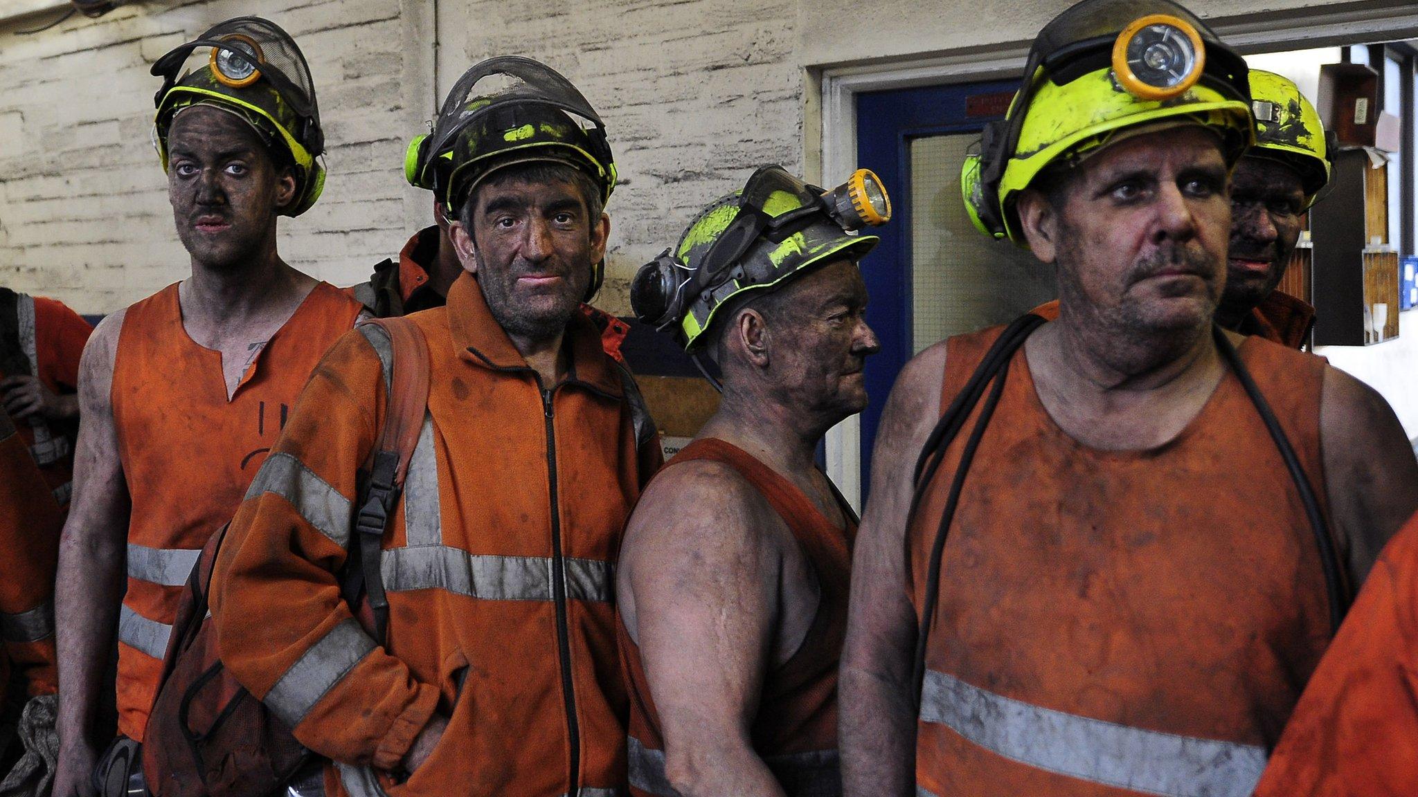 Kellingley mine workers