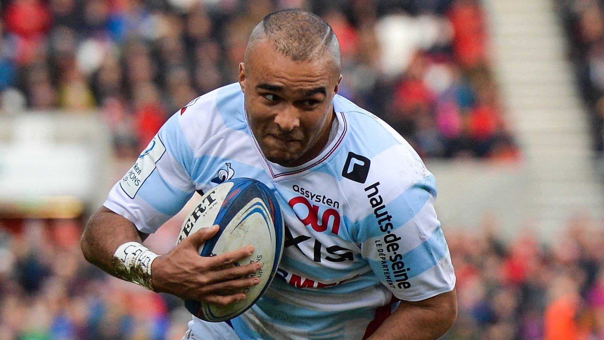 Racing 92 wing Simon Zebo