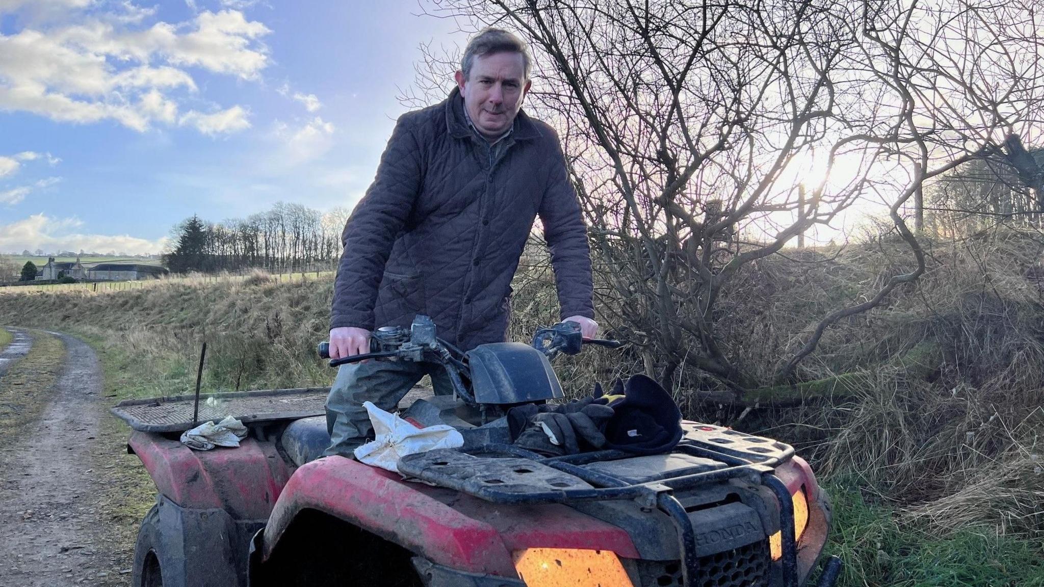 Man on quadbike