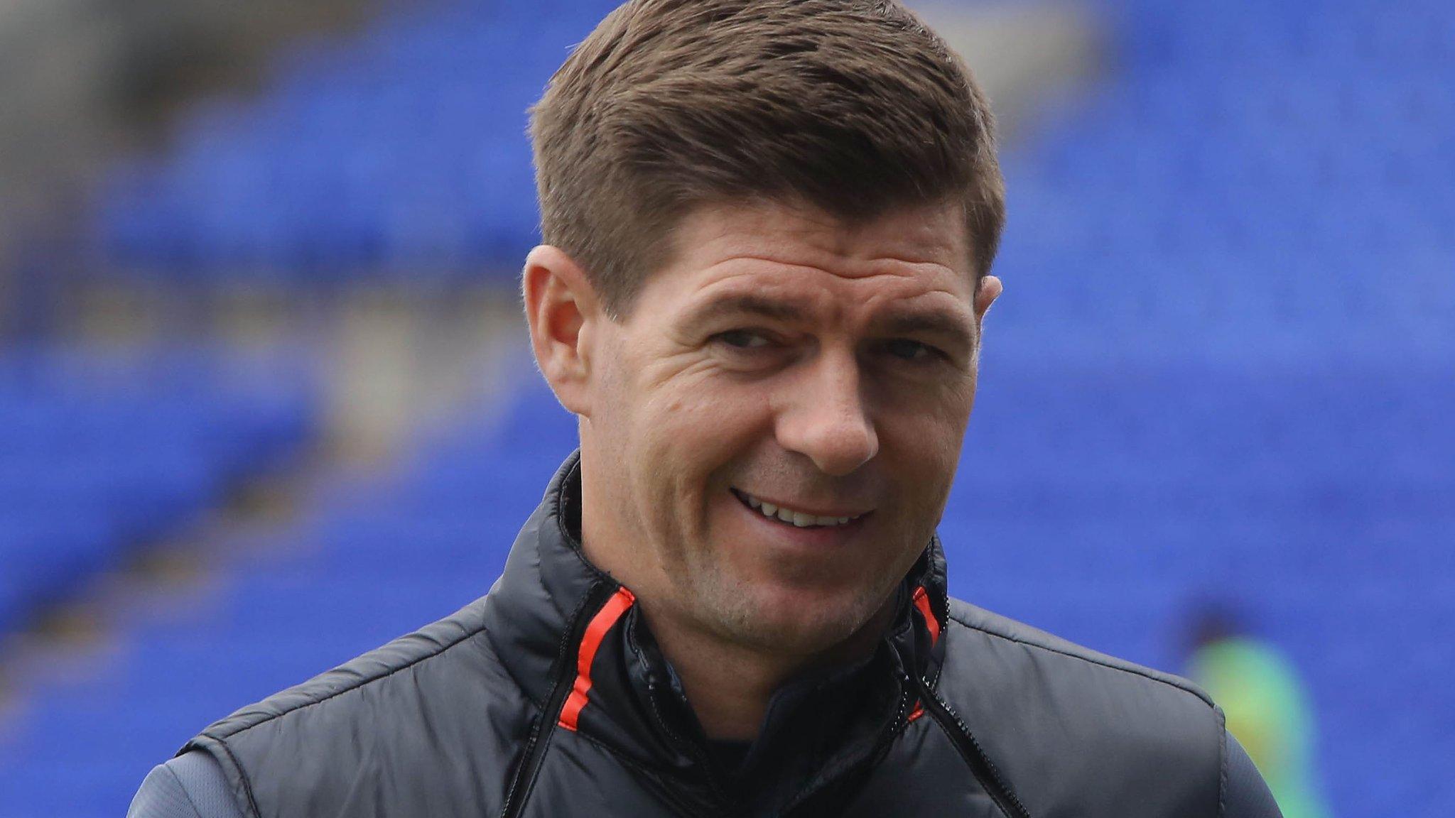 Liverpool youth coach Steven Gerrard