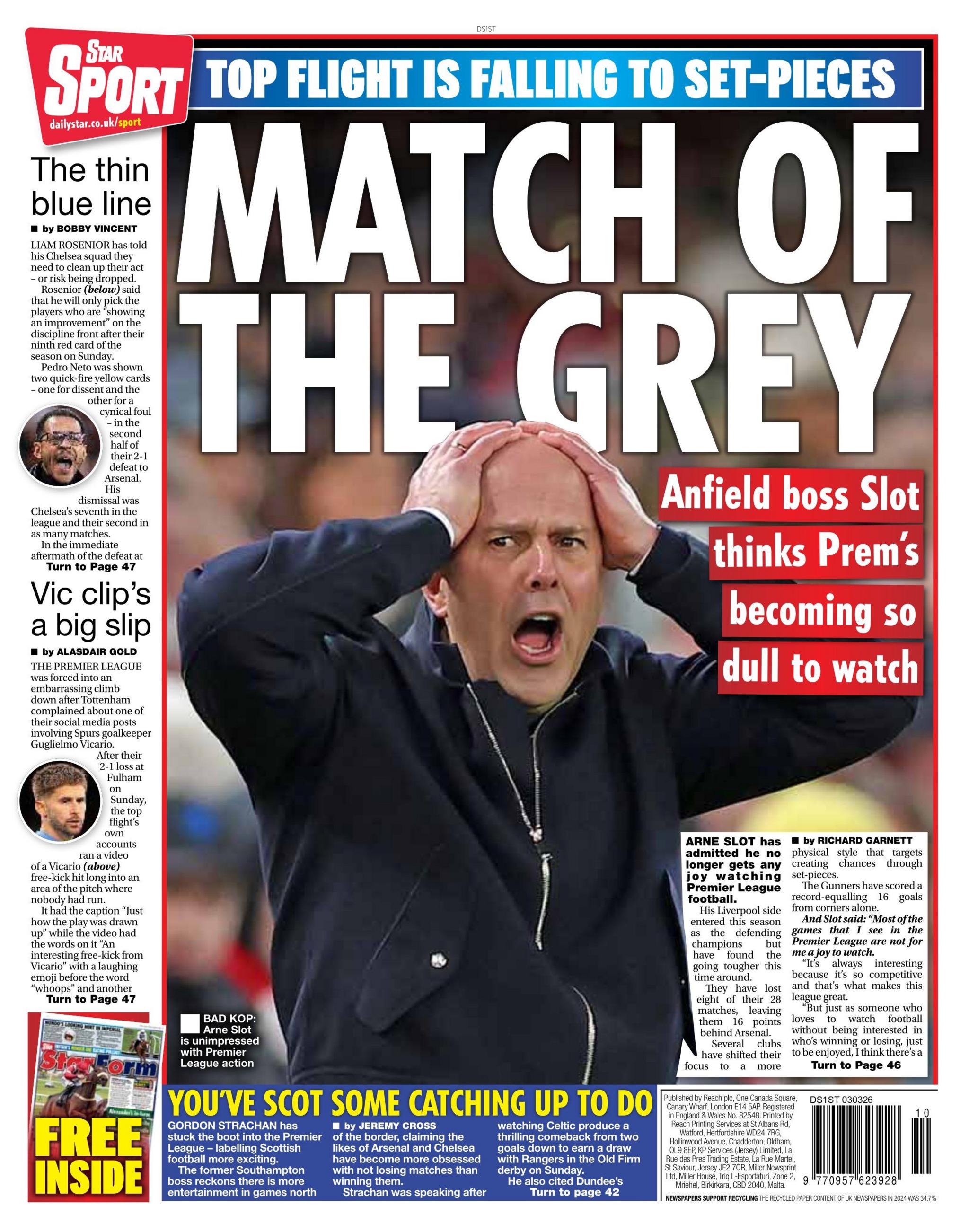 Daily Star back page
