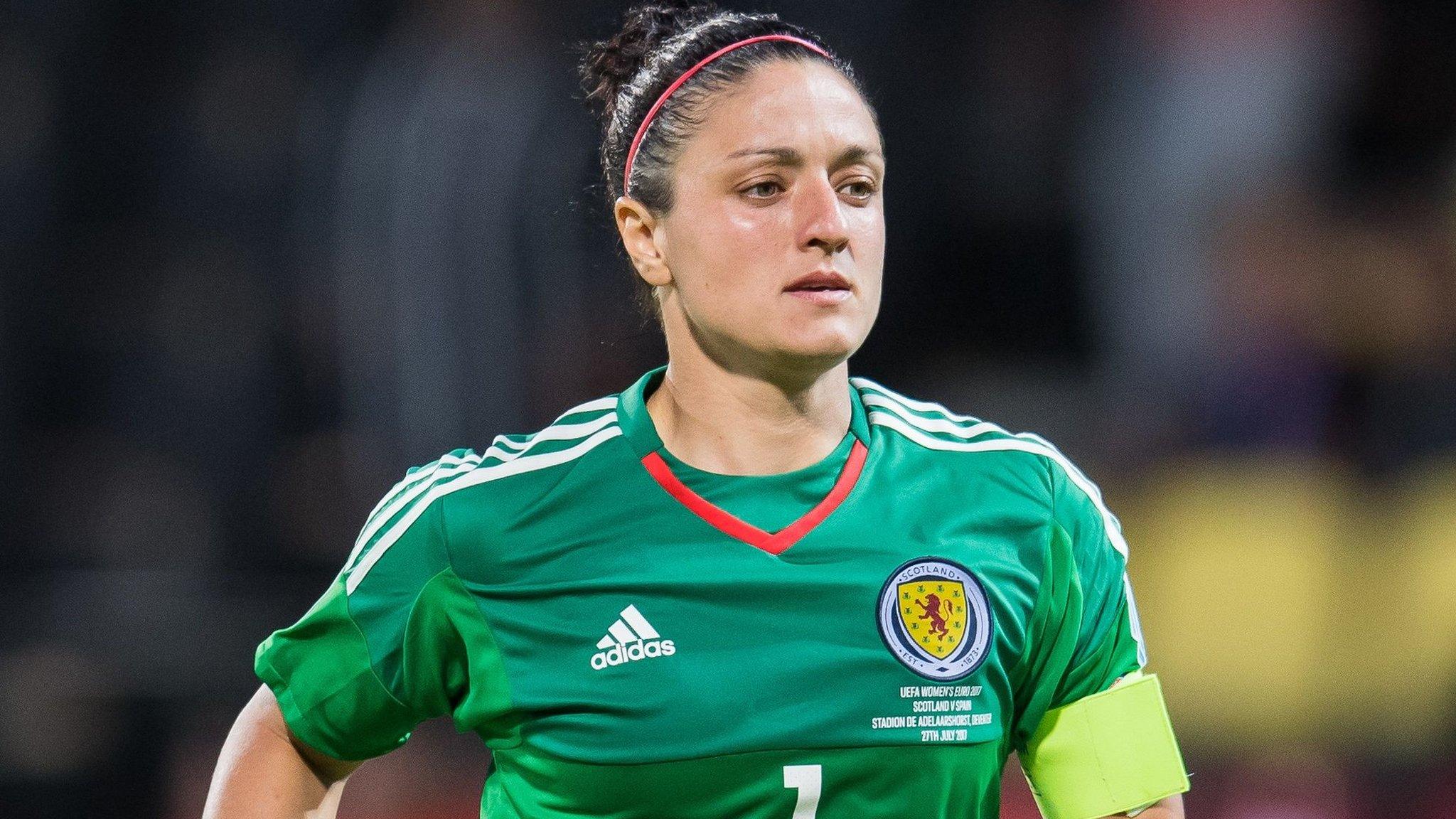 Gemma Fay in action for Scotland