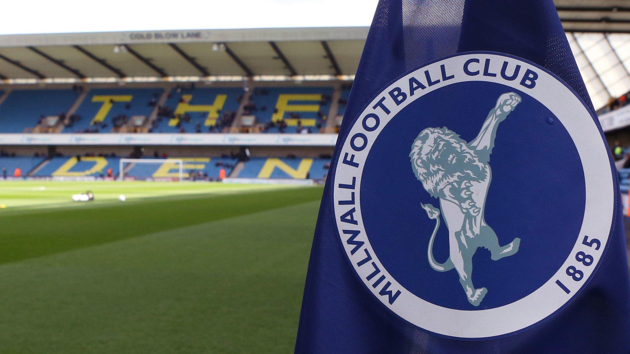 Millwall corner flag at The Den