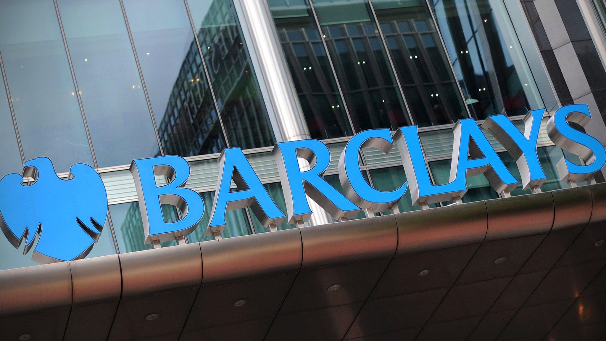 Barclays sign