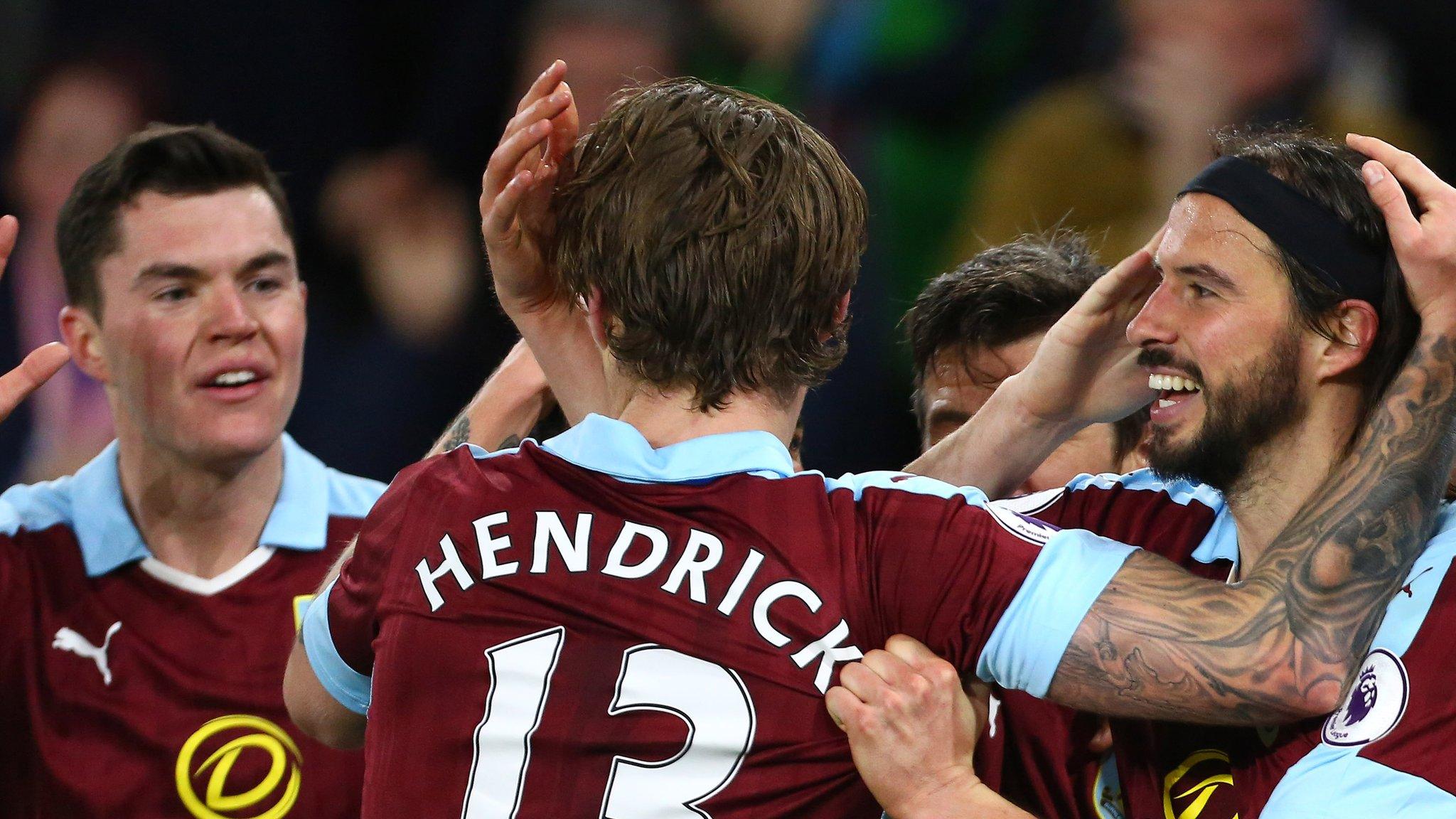 Burnley celebrate