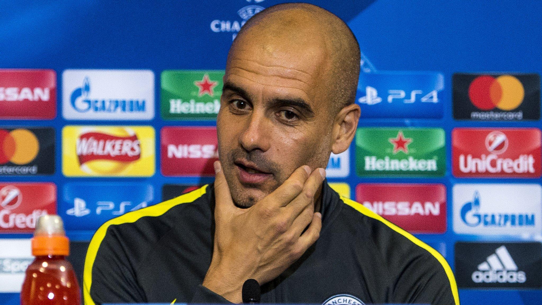 Manchester City manager Pep Guardiola