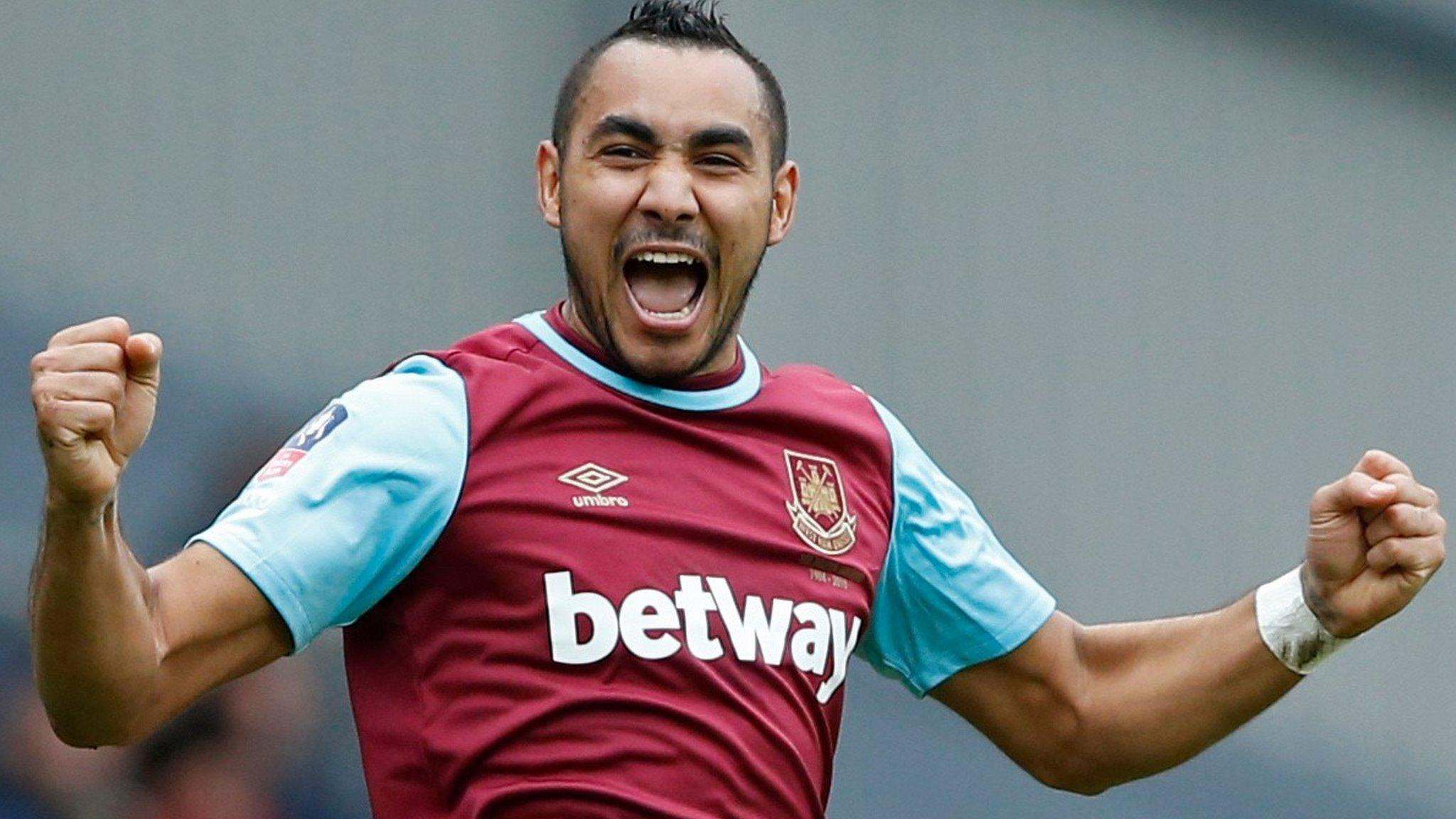 West Ham midfielder Dimitri Payet