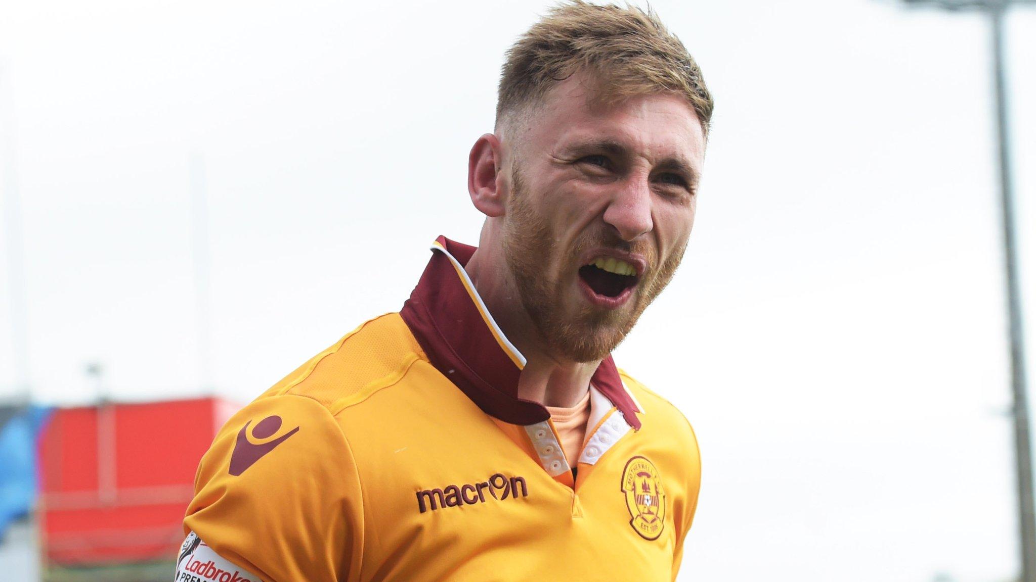 Motherwell striker Louis Moult