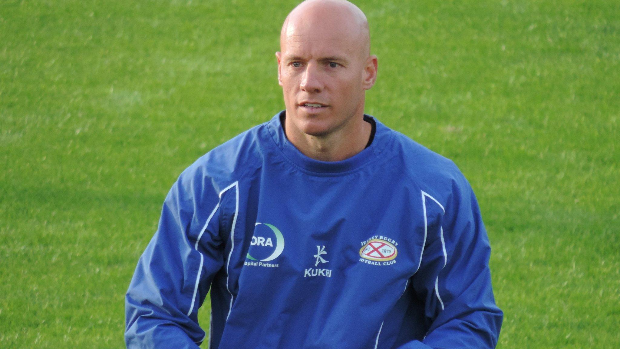 Jersey head coach Harvey Biljon