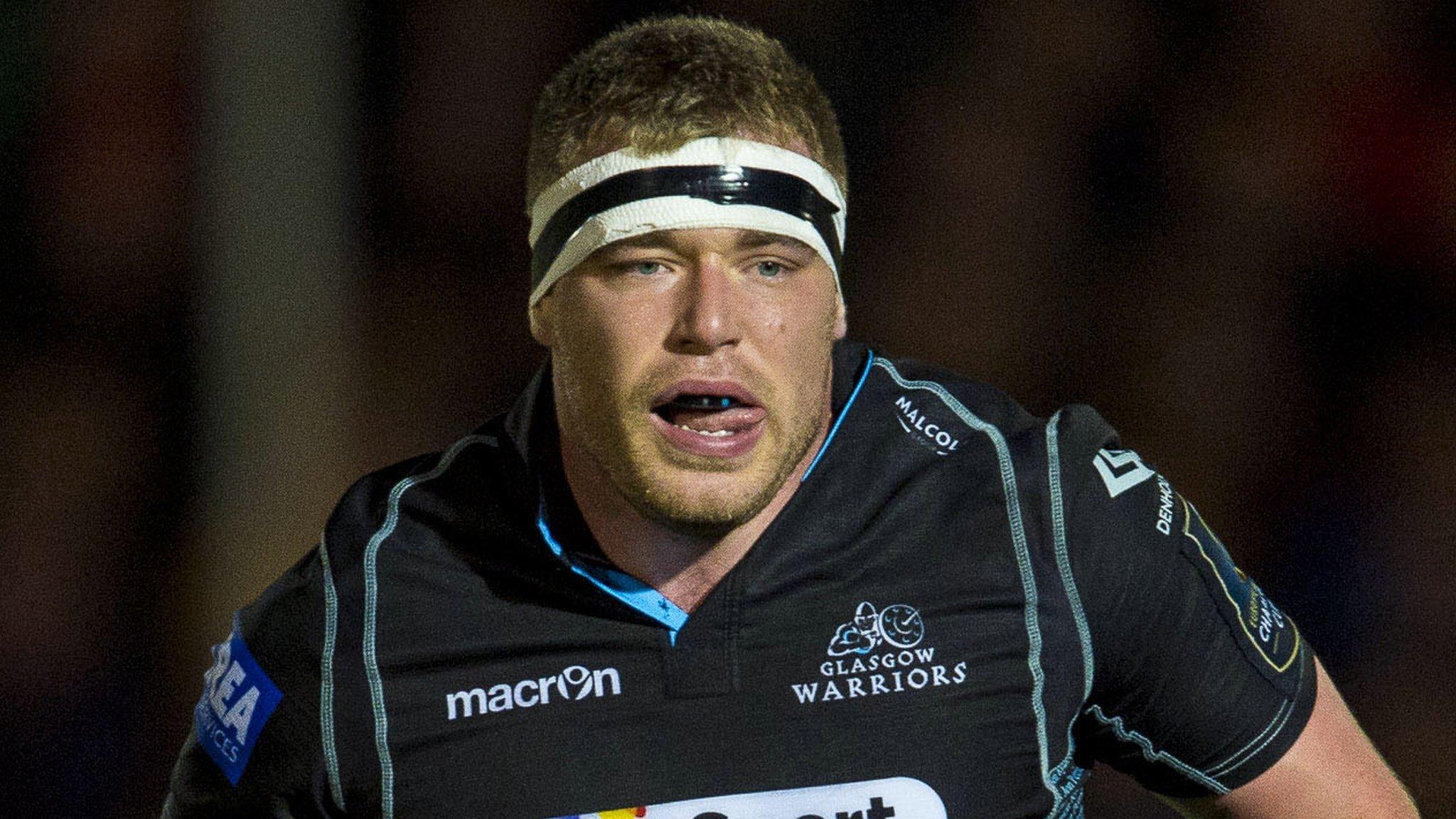 Glasgow Warriors prop Alex Allan