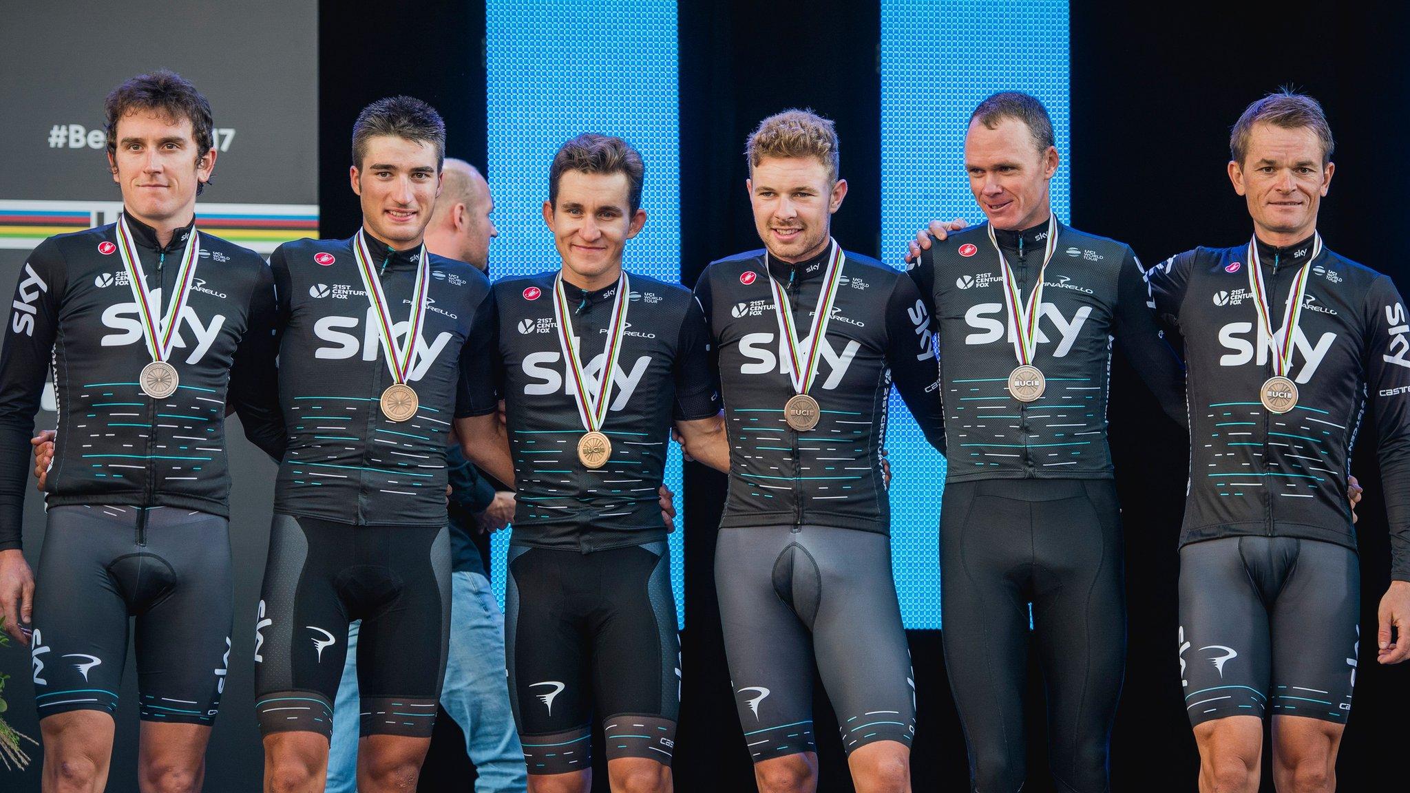 Team Sky win bronze