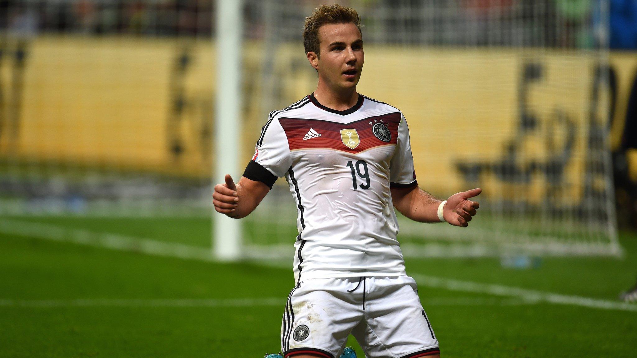 Germany striker Mario Goetze