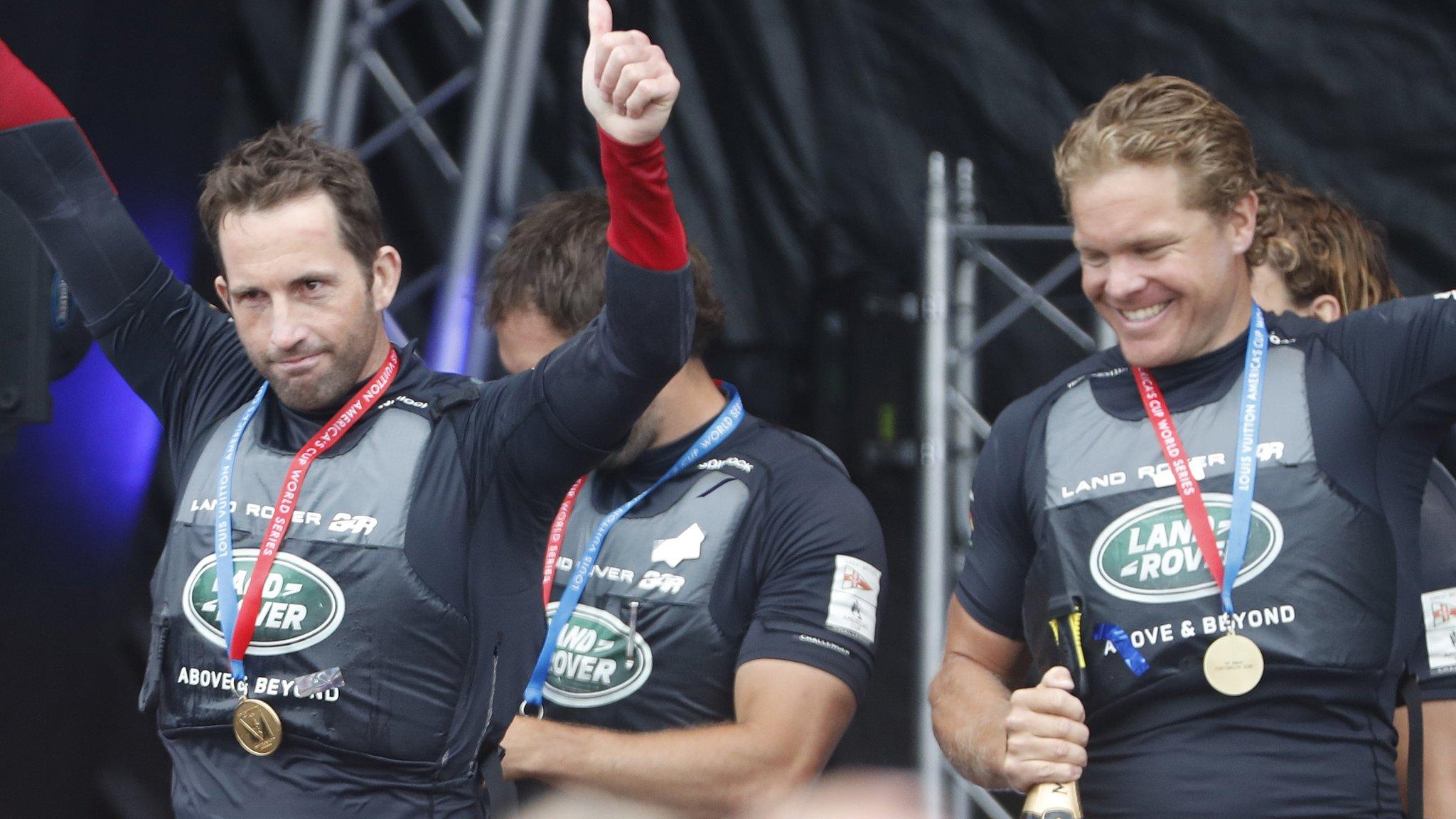 Sir Ben Ainslie and the Land Rover BAR team