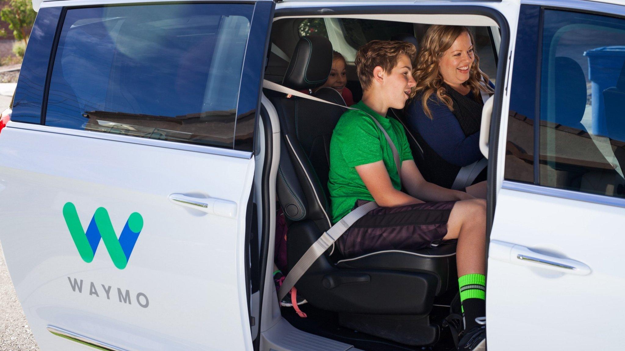 Waymo autonomous Chrysler mini-van