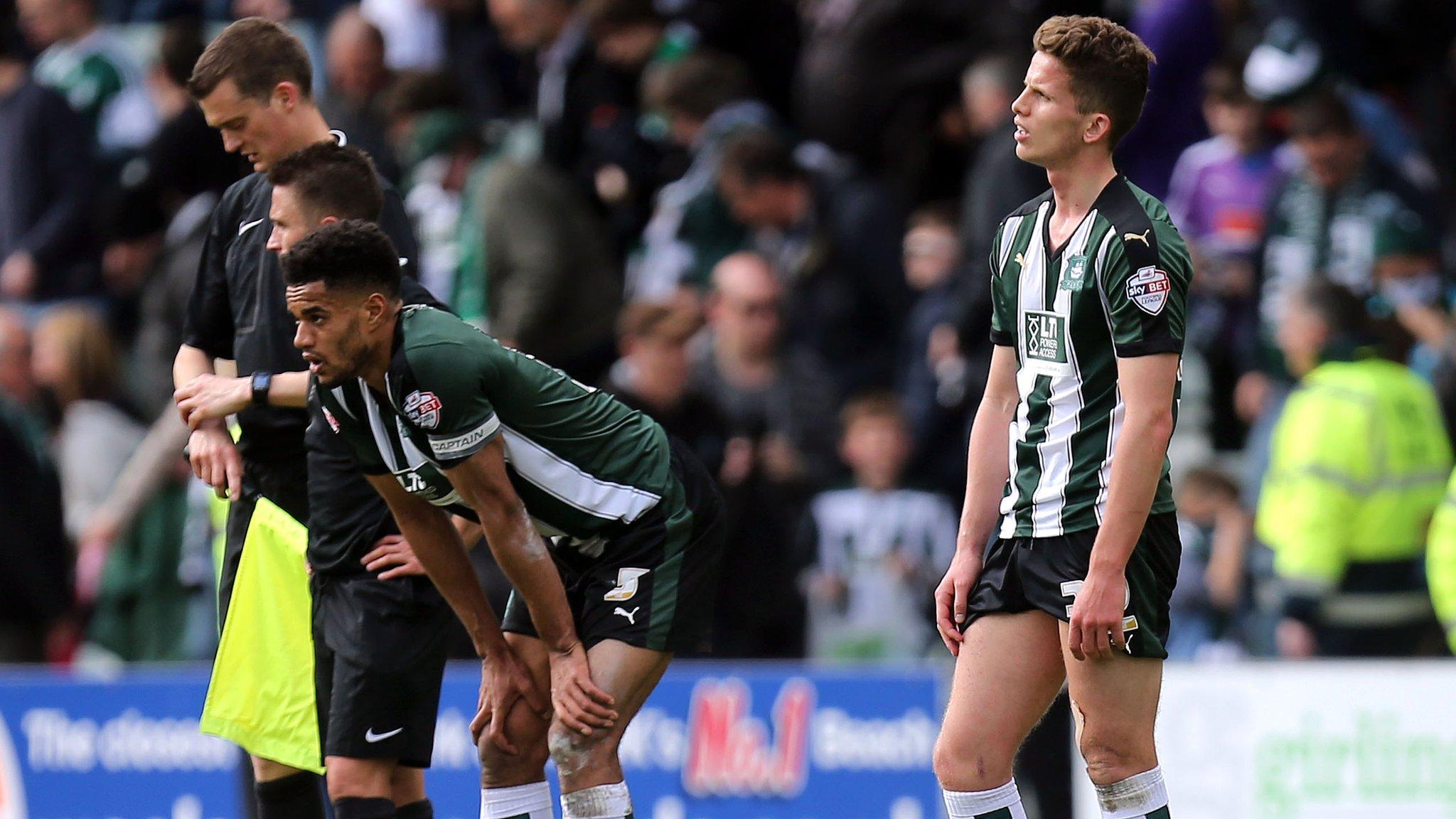 Plymouth Argyle players