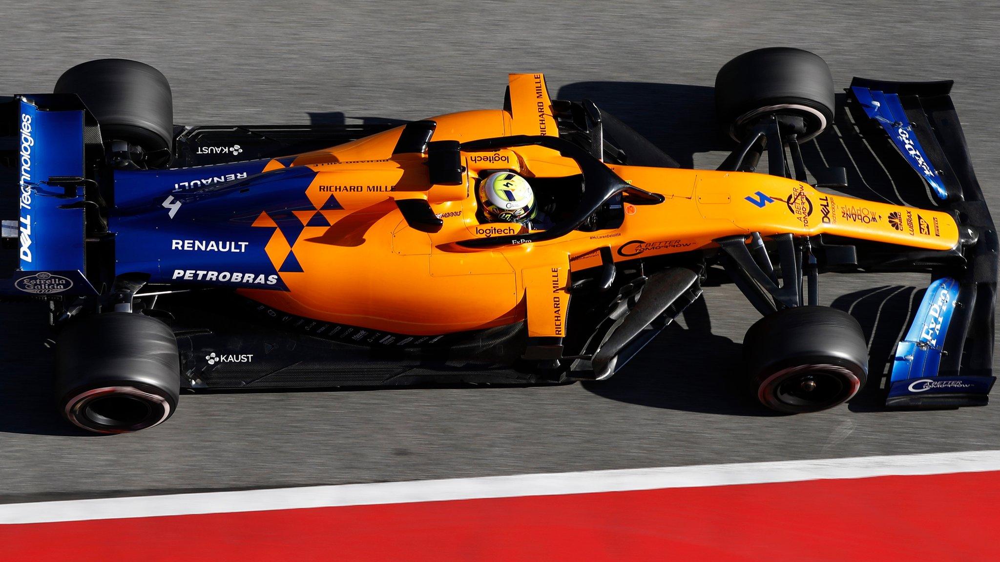 f1 testing - mclaren