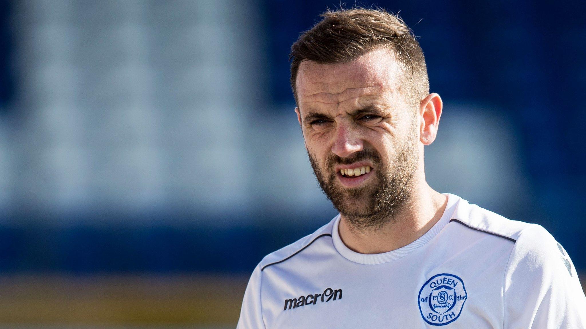 James McFadden in action for Queen of the South