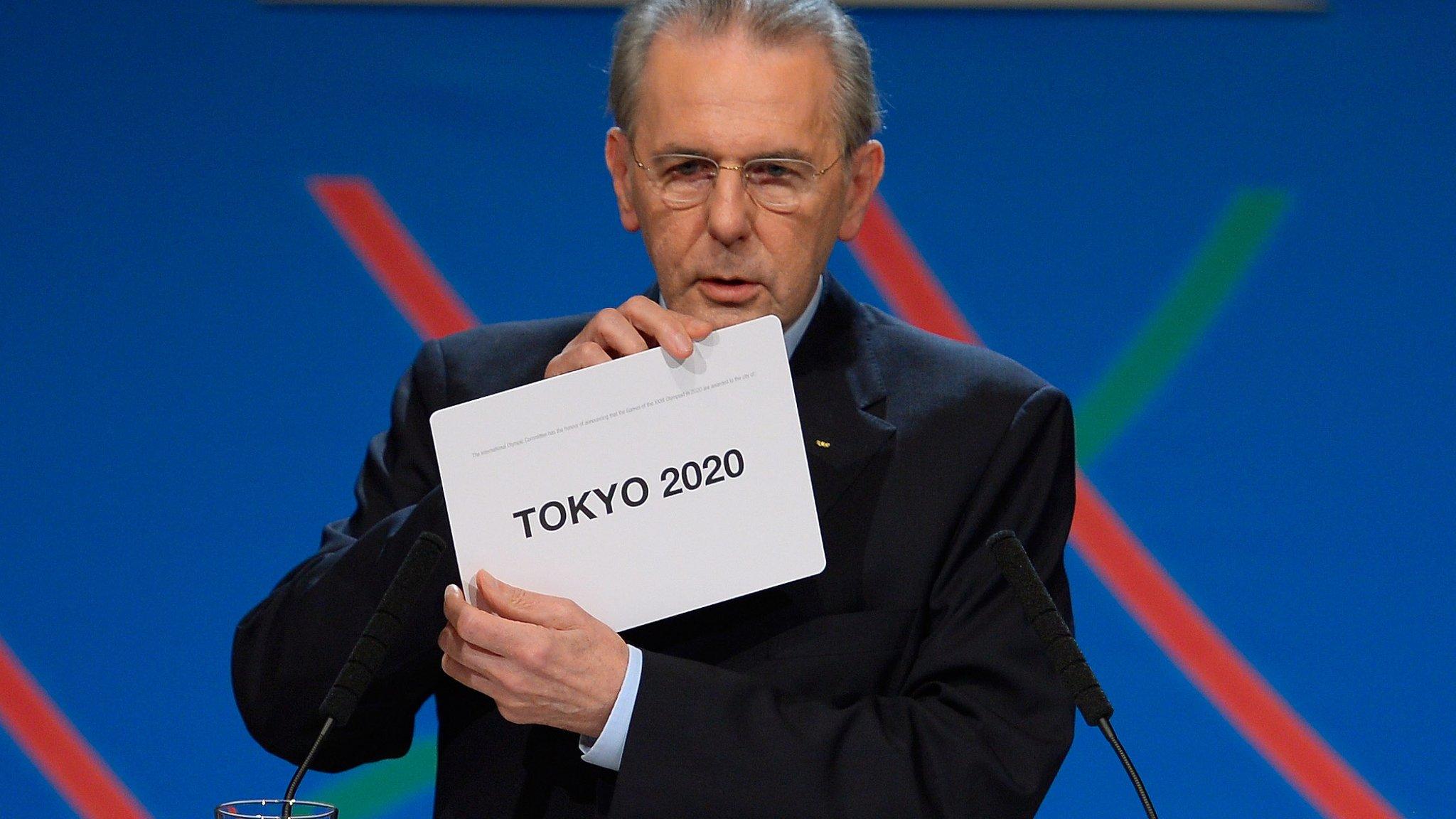 The then IOC president Jacques Rogge announced Tokyo as the 2020 Games hosts