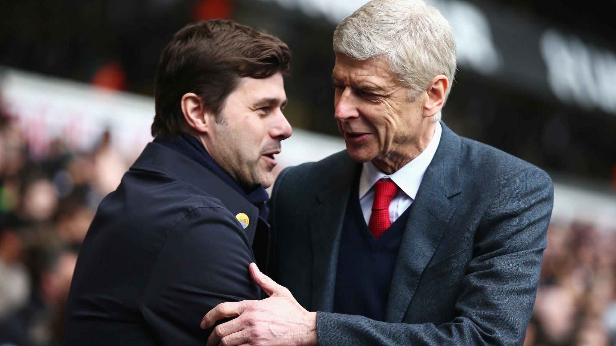 Mauricio Pochettino and Arsene Wenger