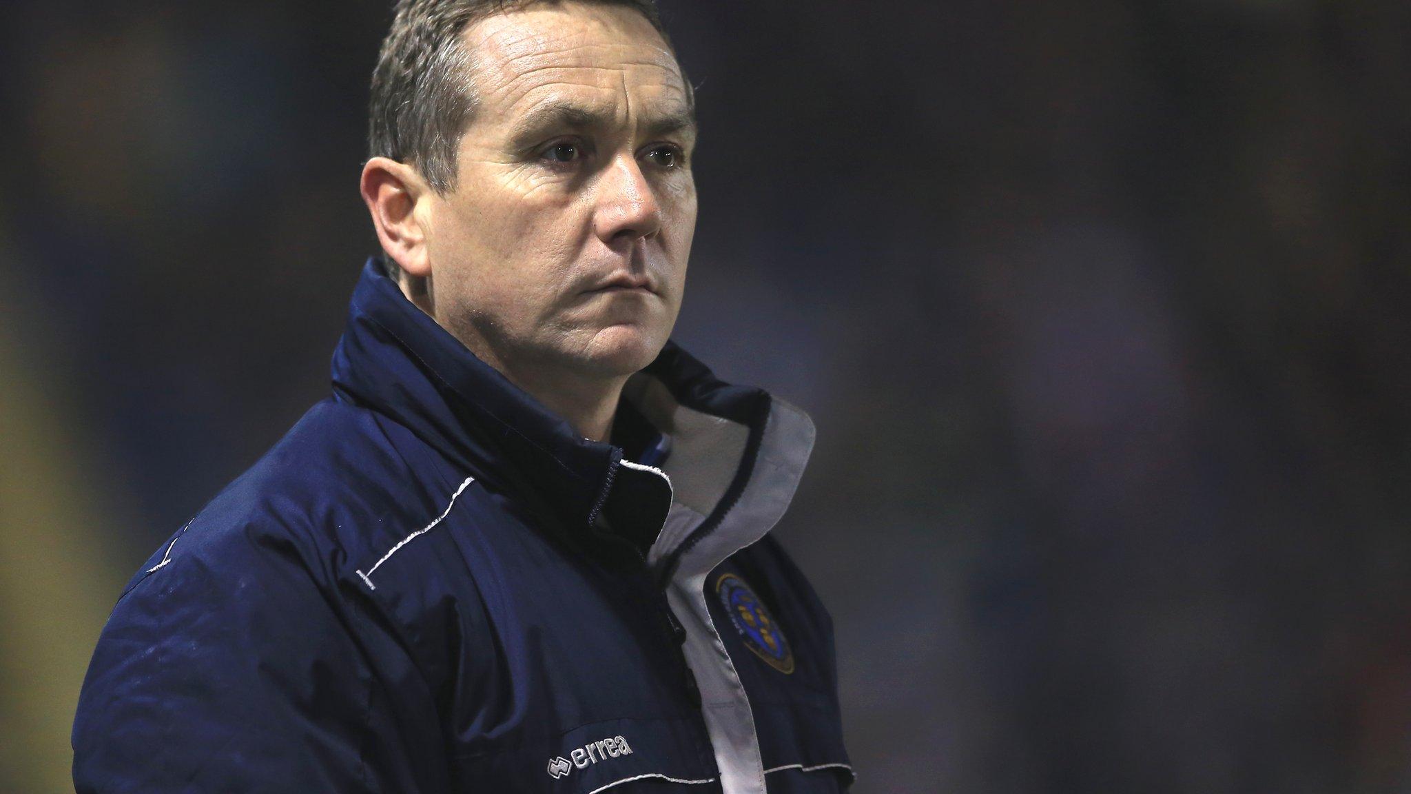 Shrewsbury Town manager Micky Mellon