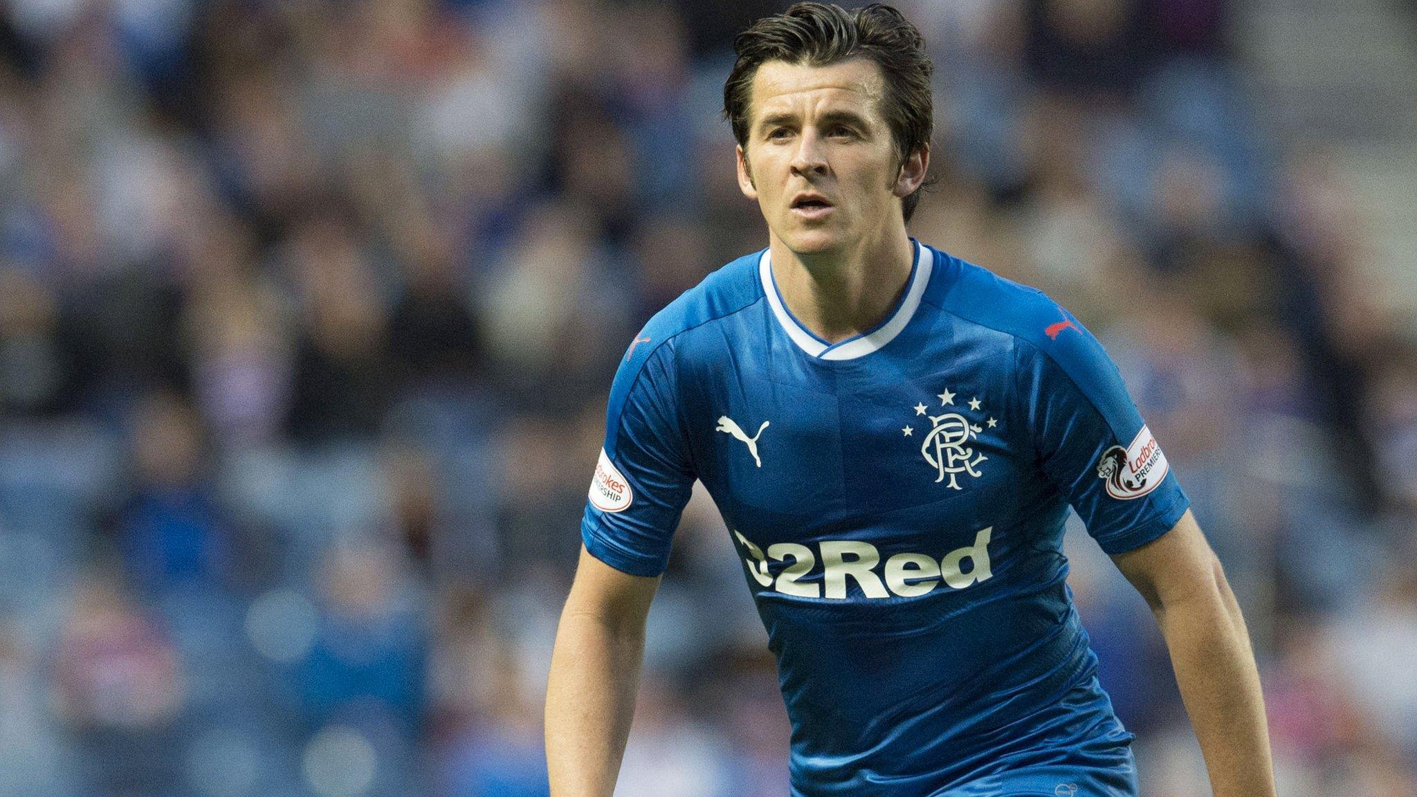 Former Rangers midfielder Joey Barton