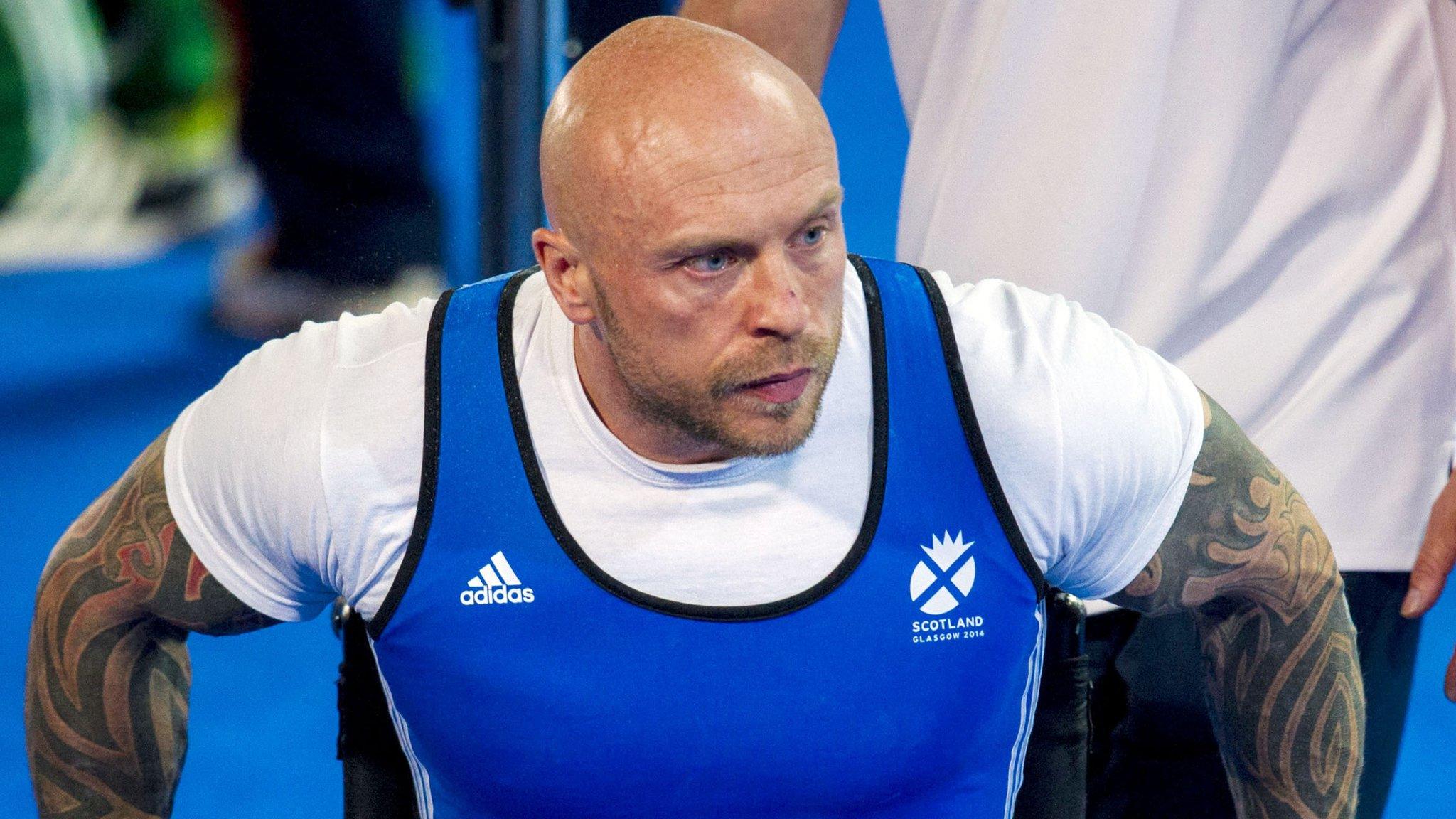 Paralympic power-lifter Micky Yule