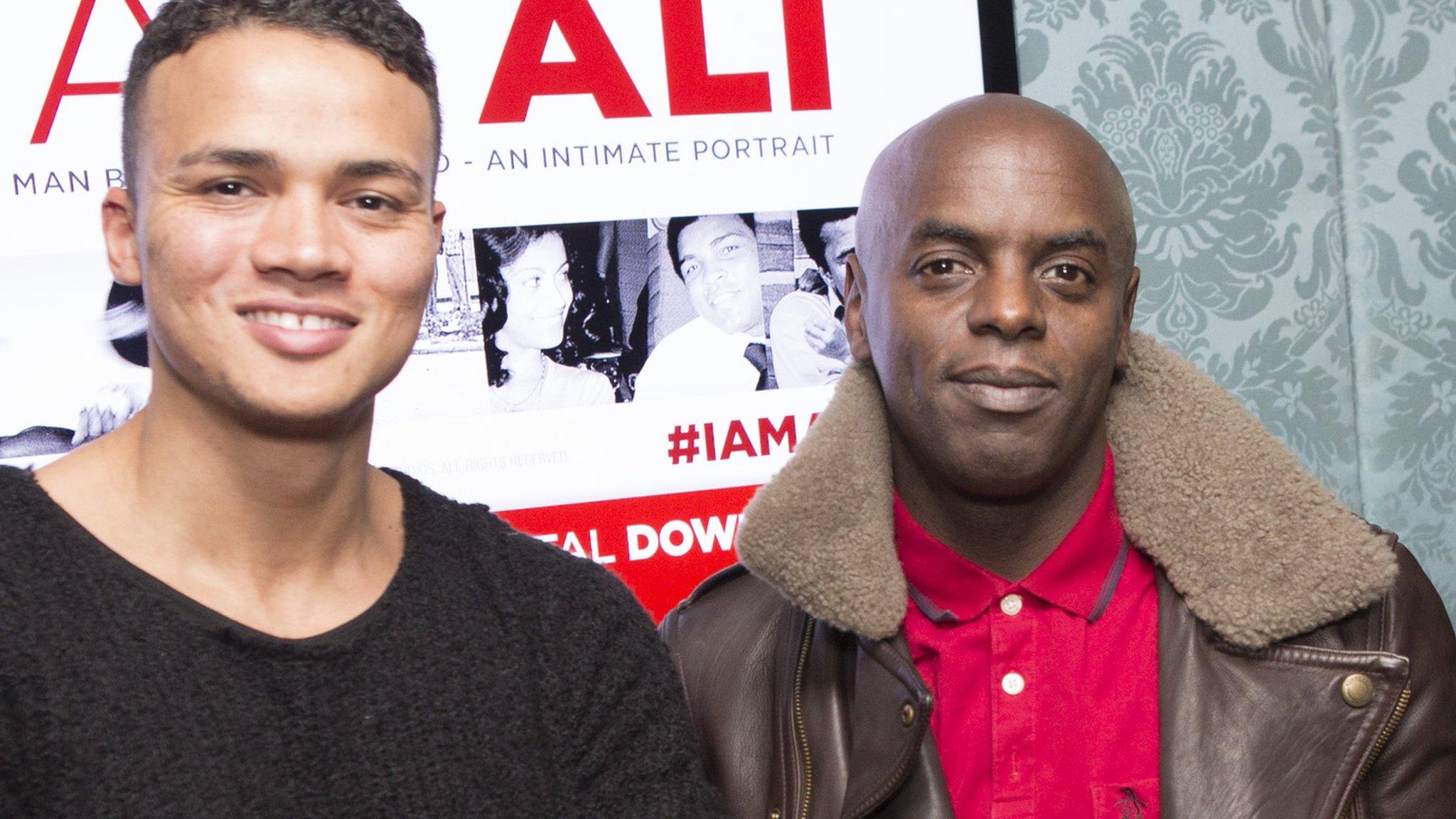 Jermaine Jenas and Trevor Nelson