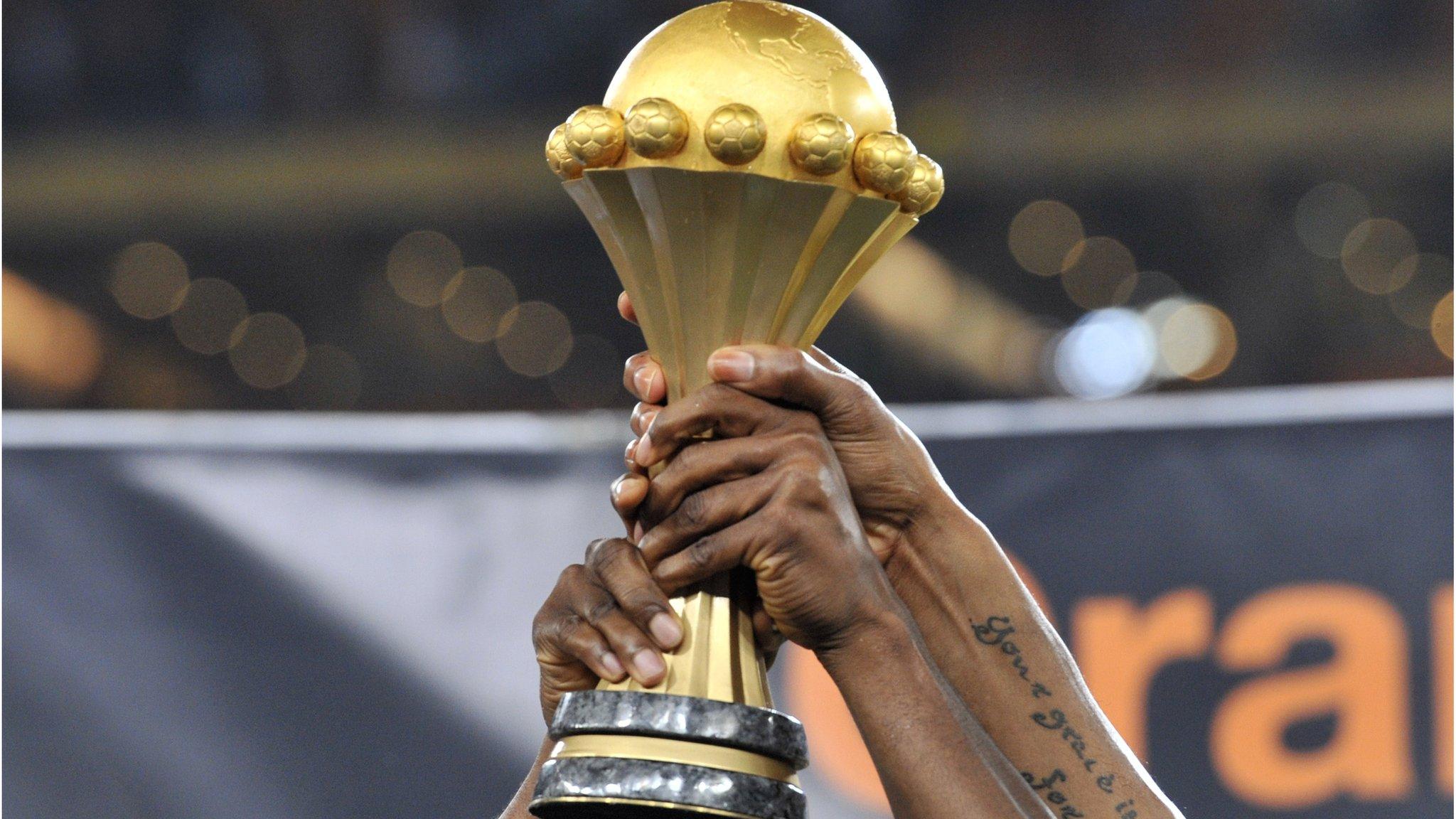 The Africa Cup of Nations trophy