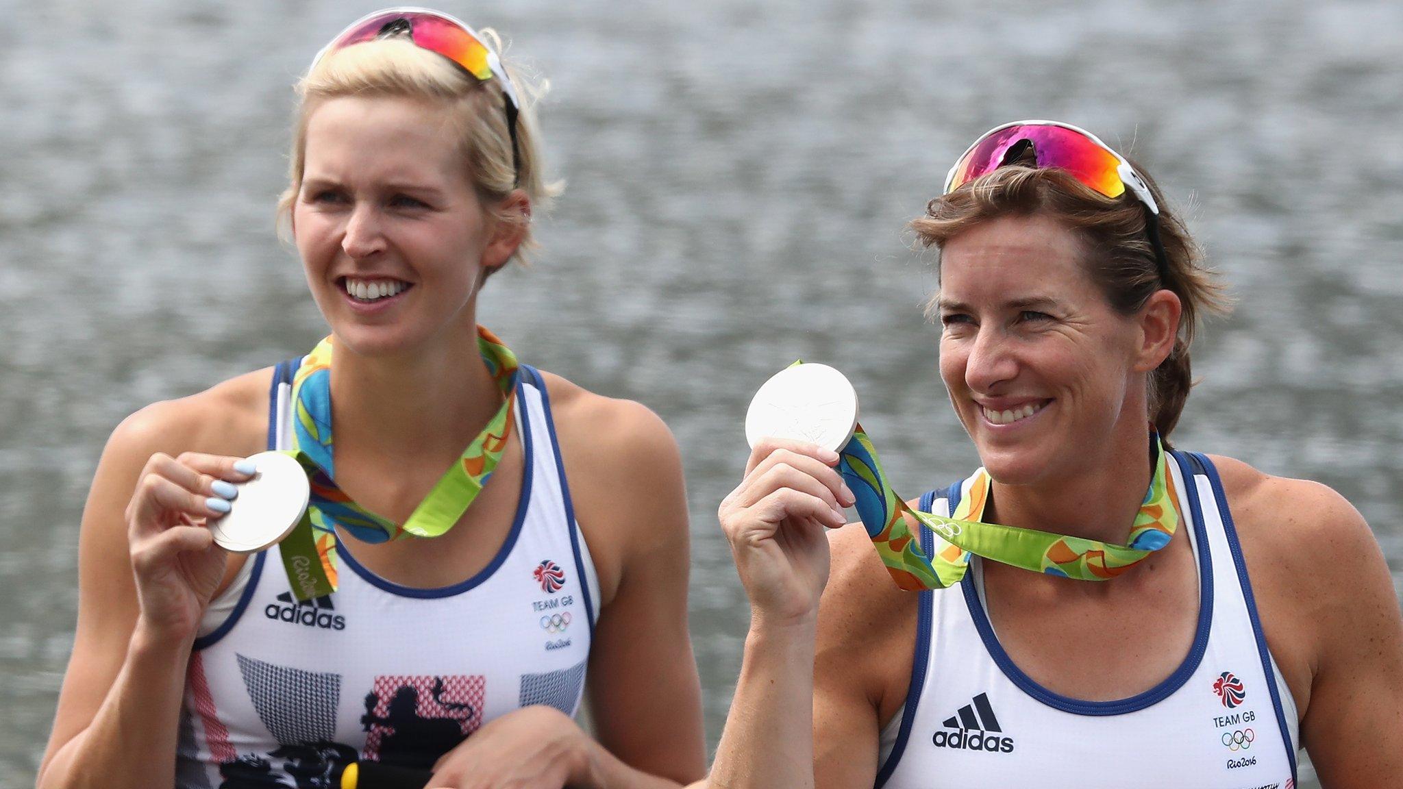 Katherine Grainger (right) and Victoria Thornley