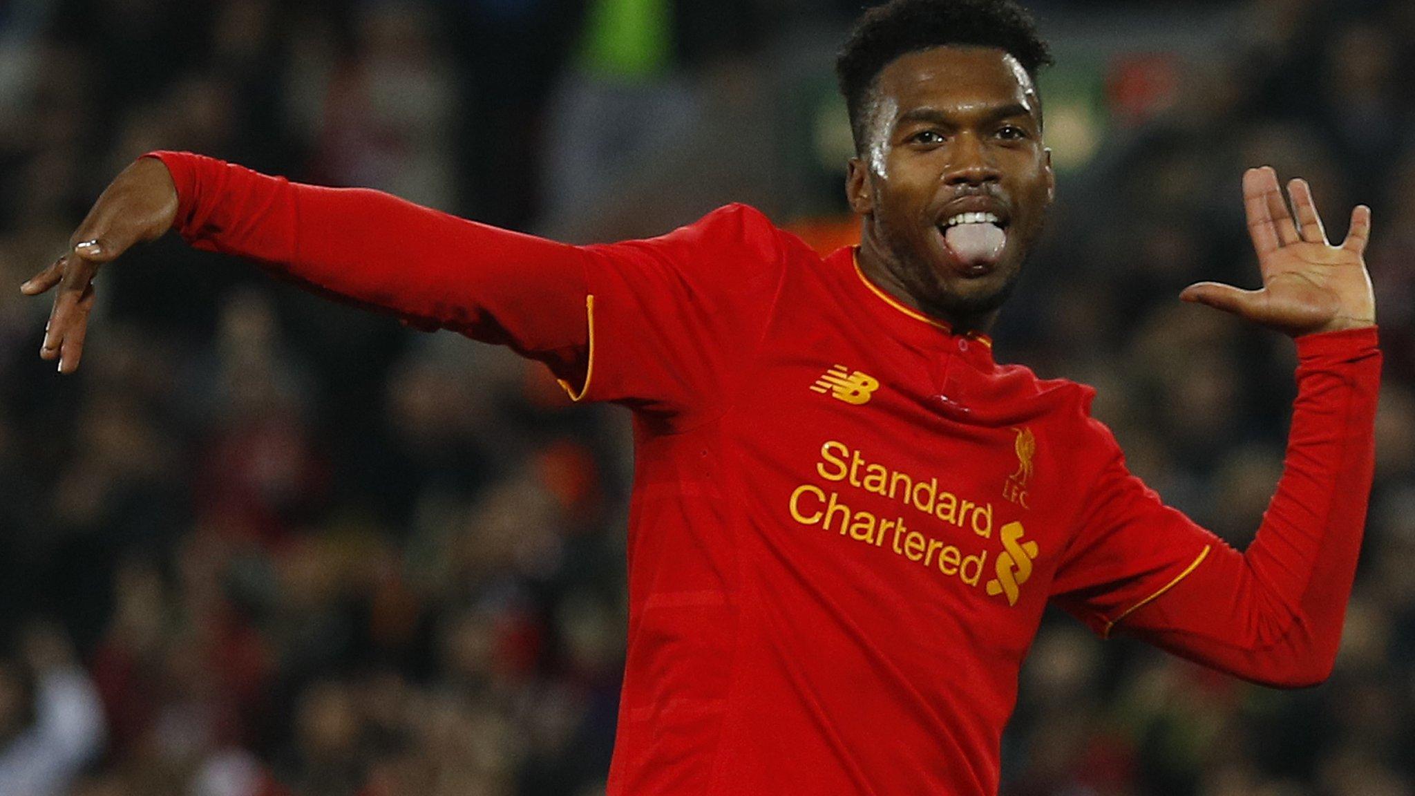 Daniel Sturridge celebrates