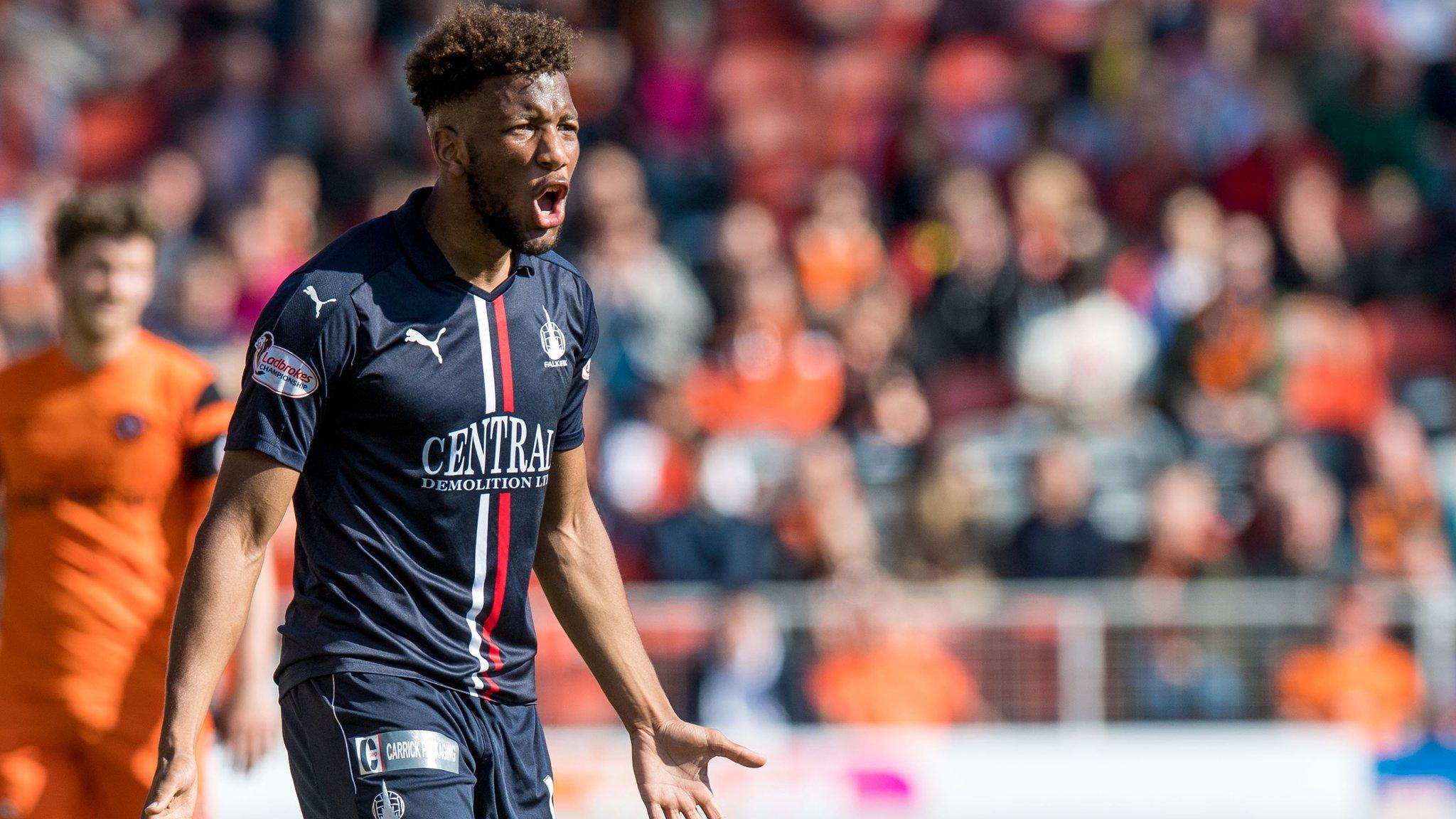 Falkirk striker Myles Hippolyte