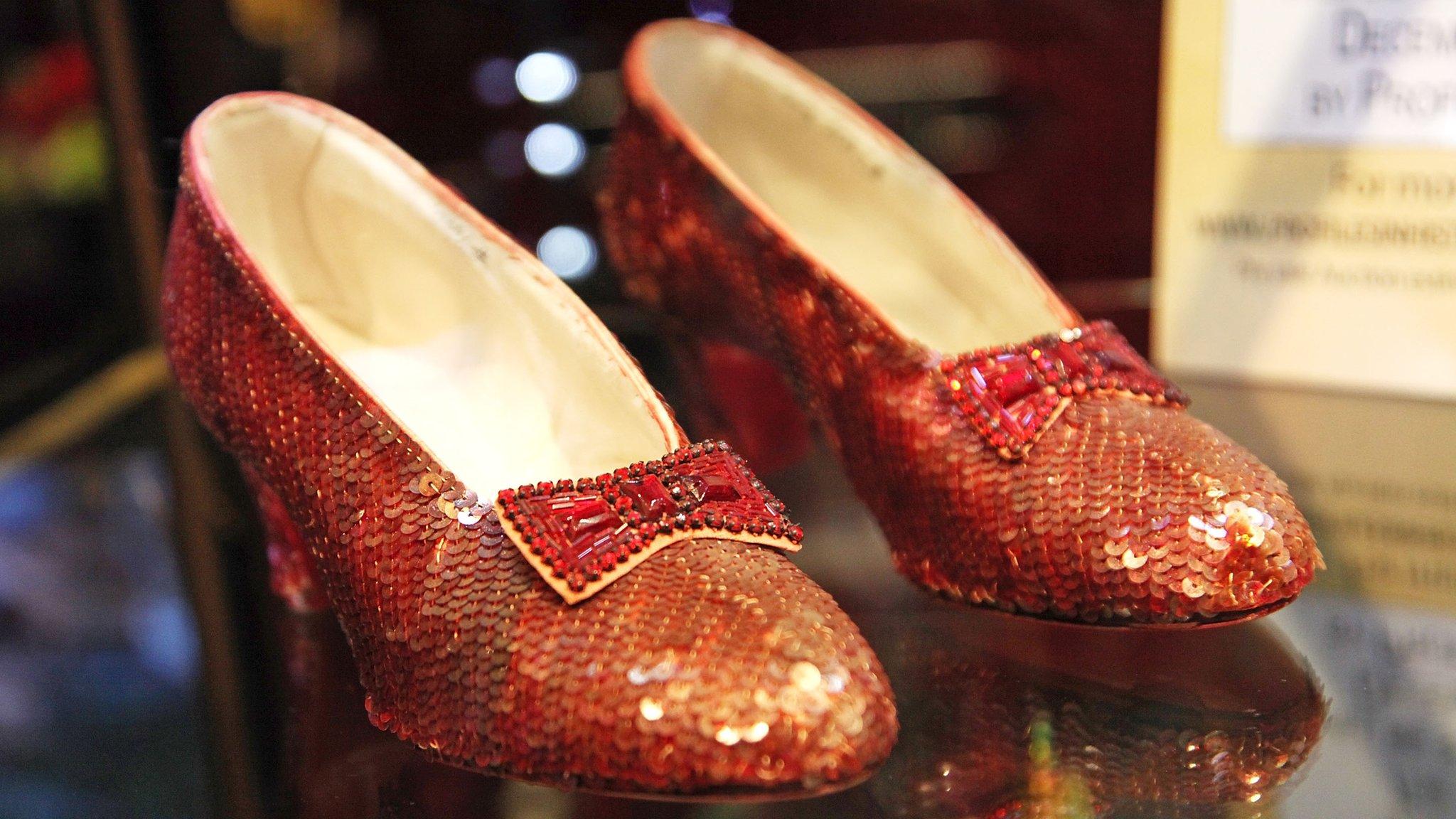 Ruby slippers from the Wizard of Oz