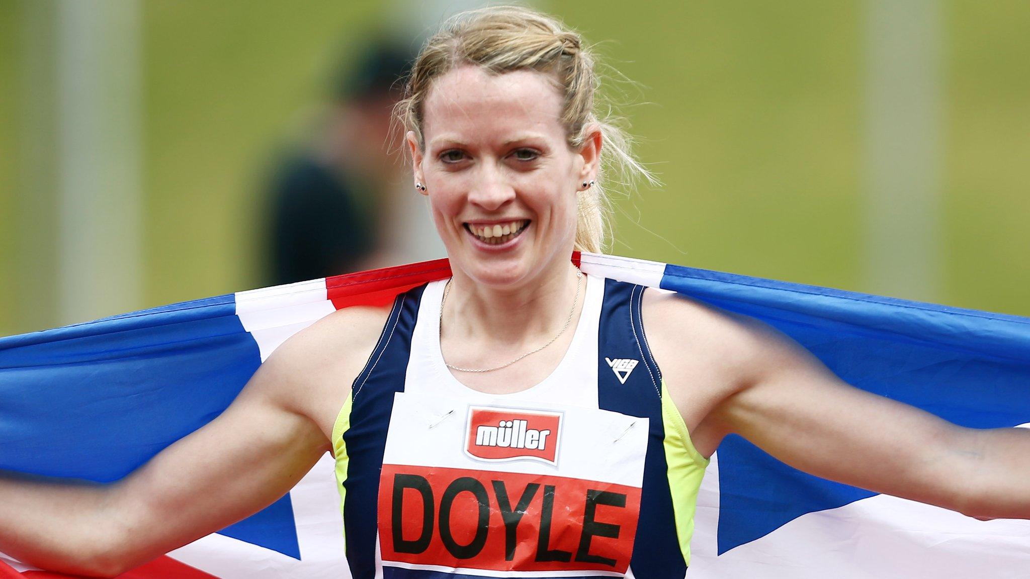 Eilidh Doyle powered to the 400m hurdle title in Birmingham