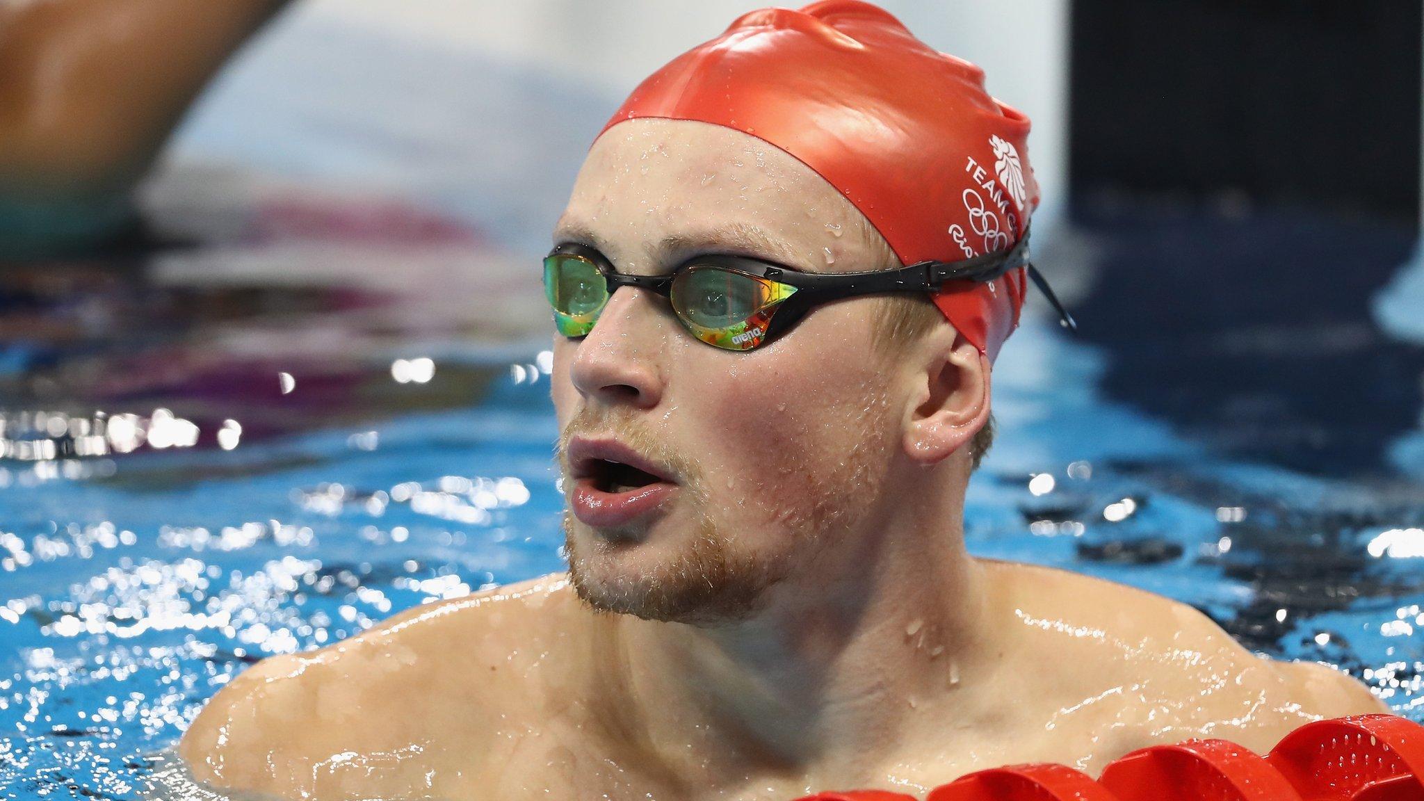 Rio 2016 British champion swimmer Adam Peaty