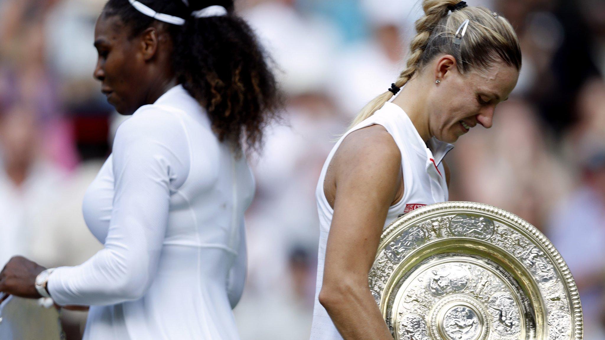 Serena Williams and Angelique Kerber