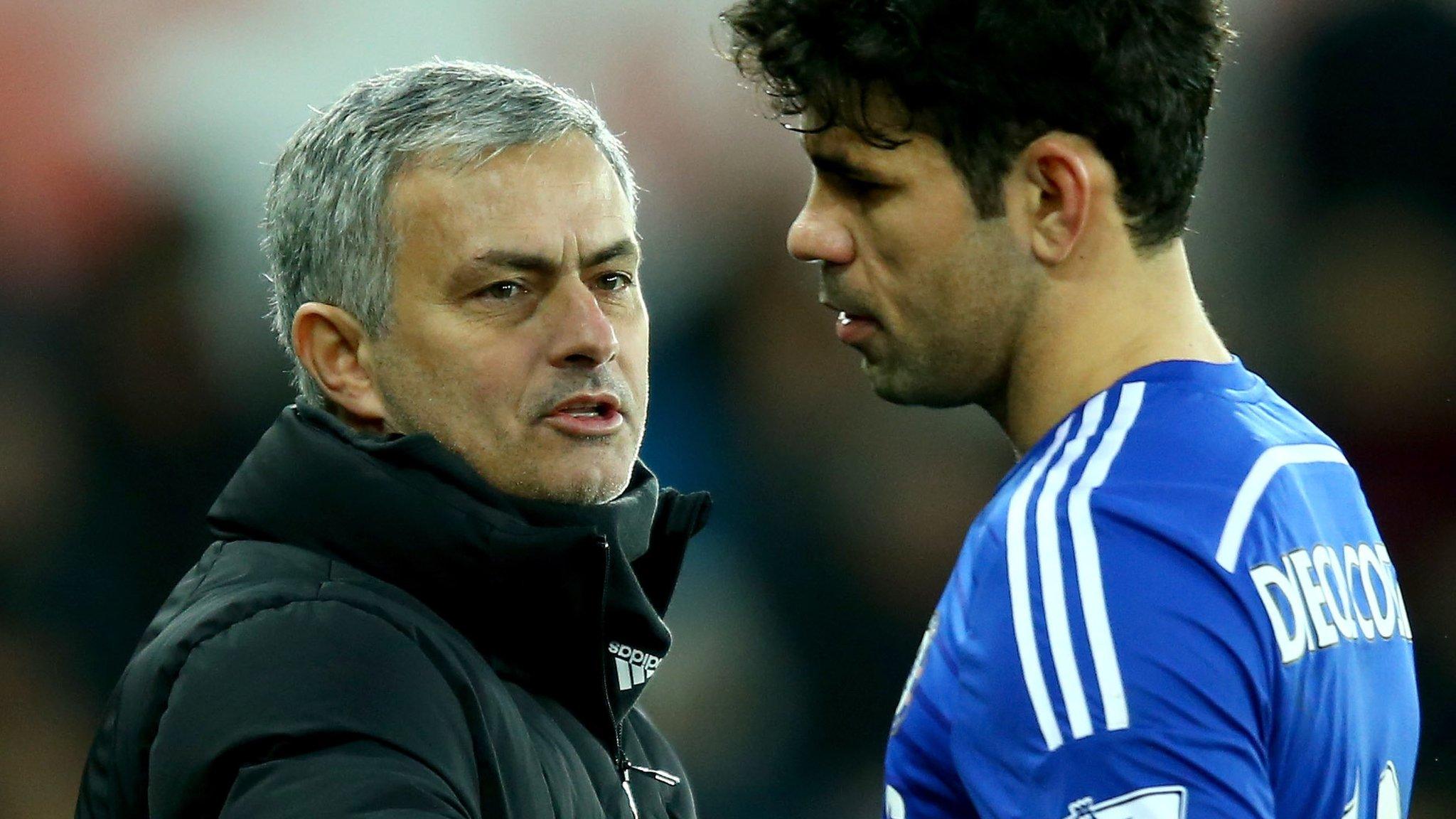 Jose Mourinho and Costa