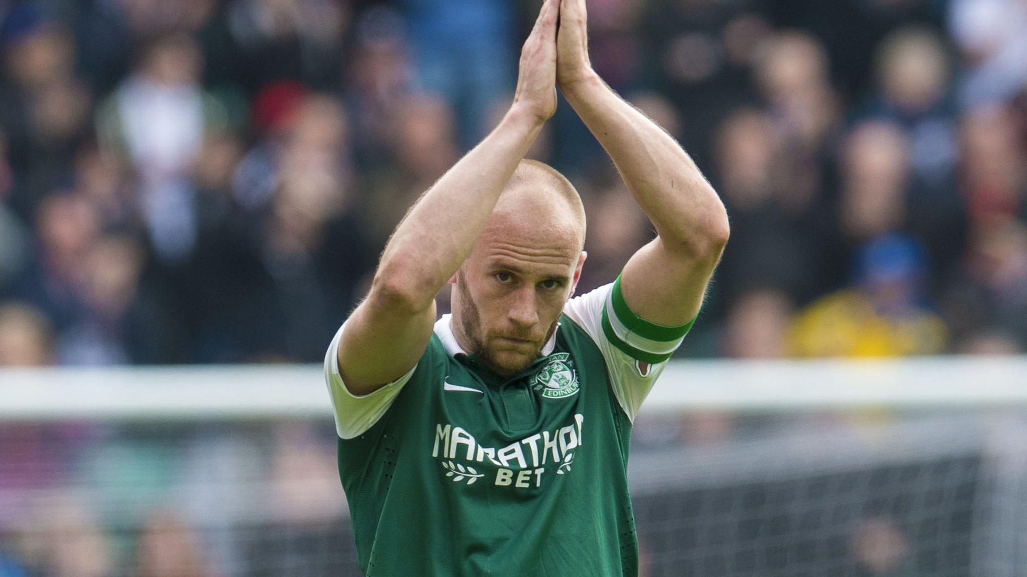 Hibernian captain David Gray