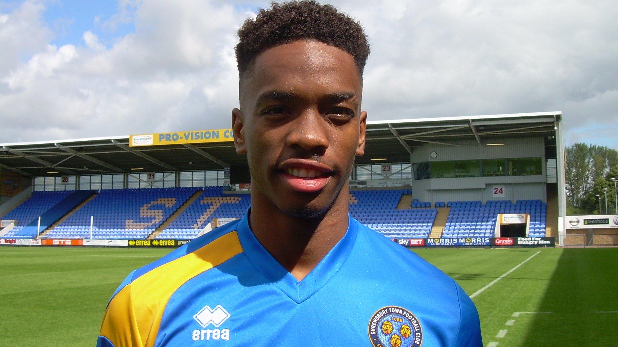 Shrewsbury Town's on-loan Newcastle United striker Ivan Toney